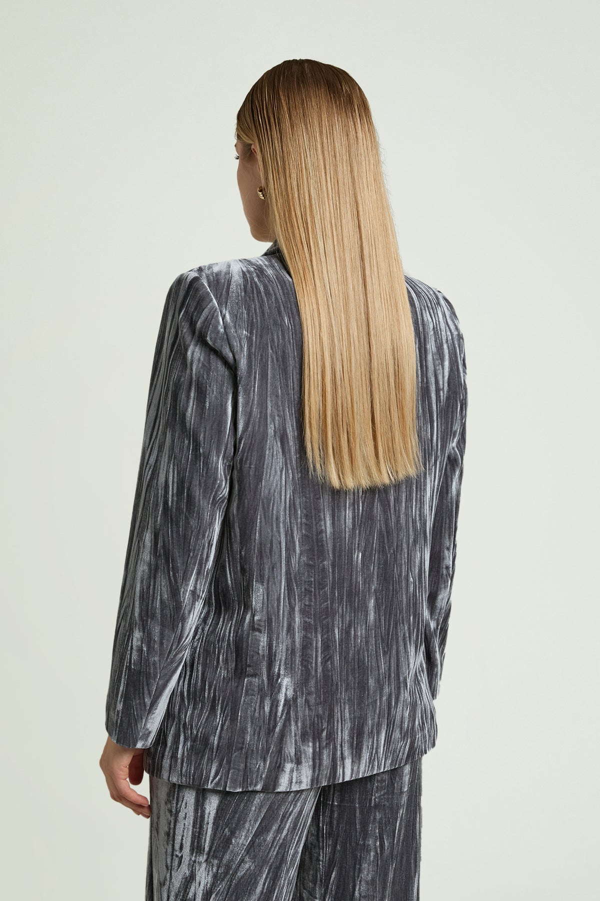 BLAZER IN VELLUTO FROISSE'