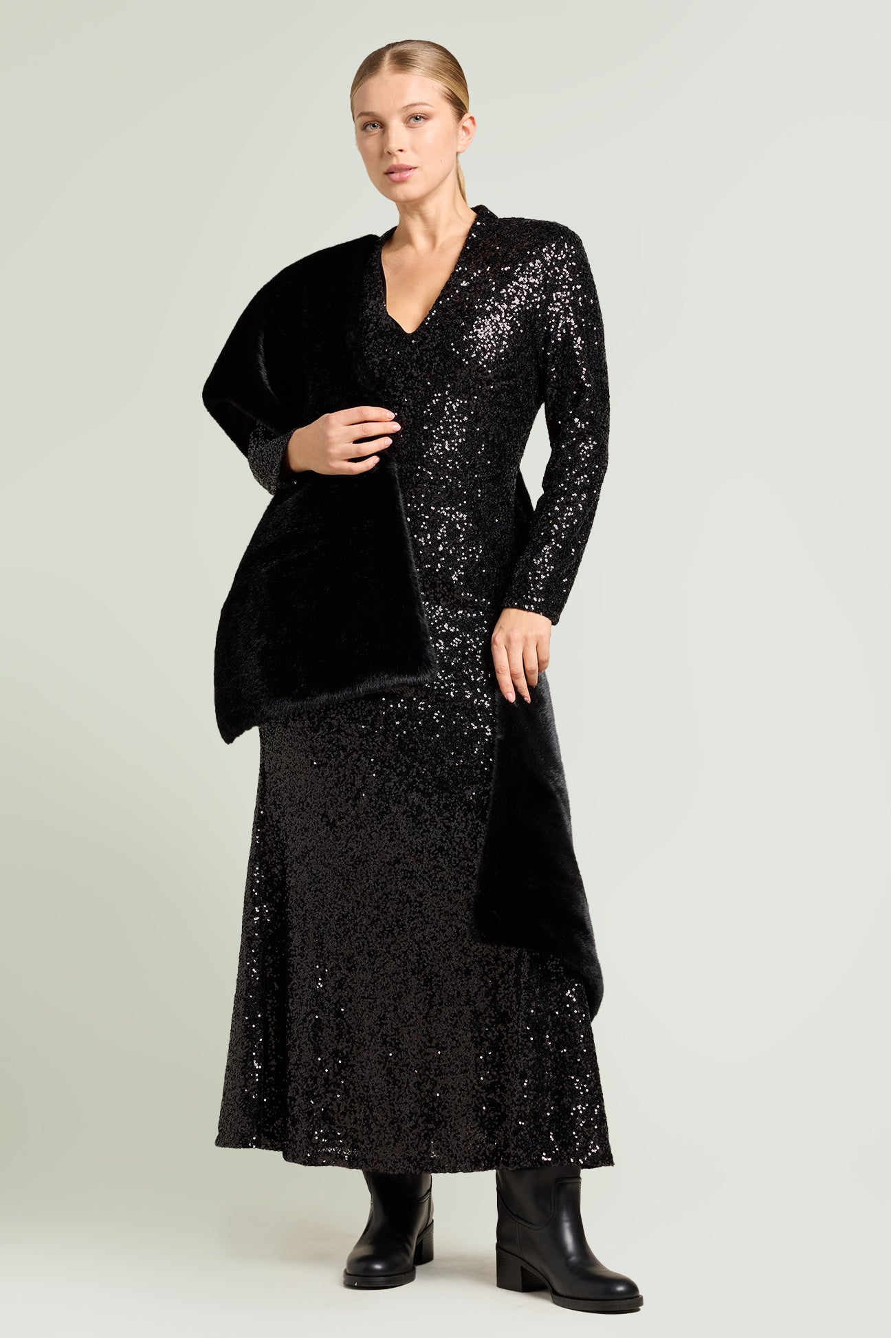 ABITO LUNGO  FULL-PAILLETTES