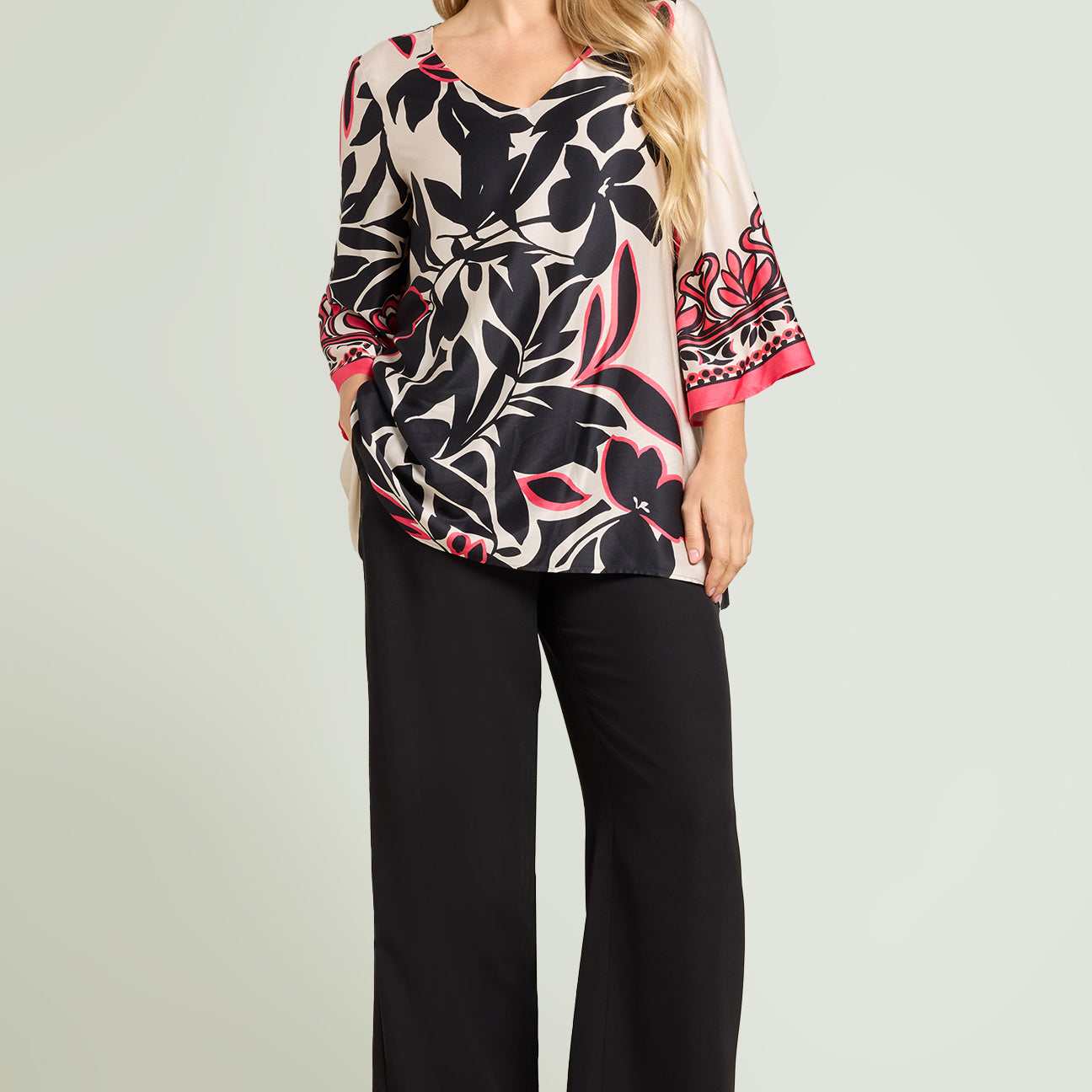 PANTALONI IN CADY