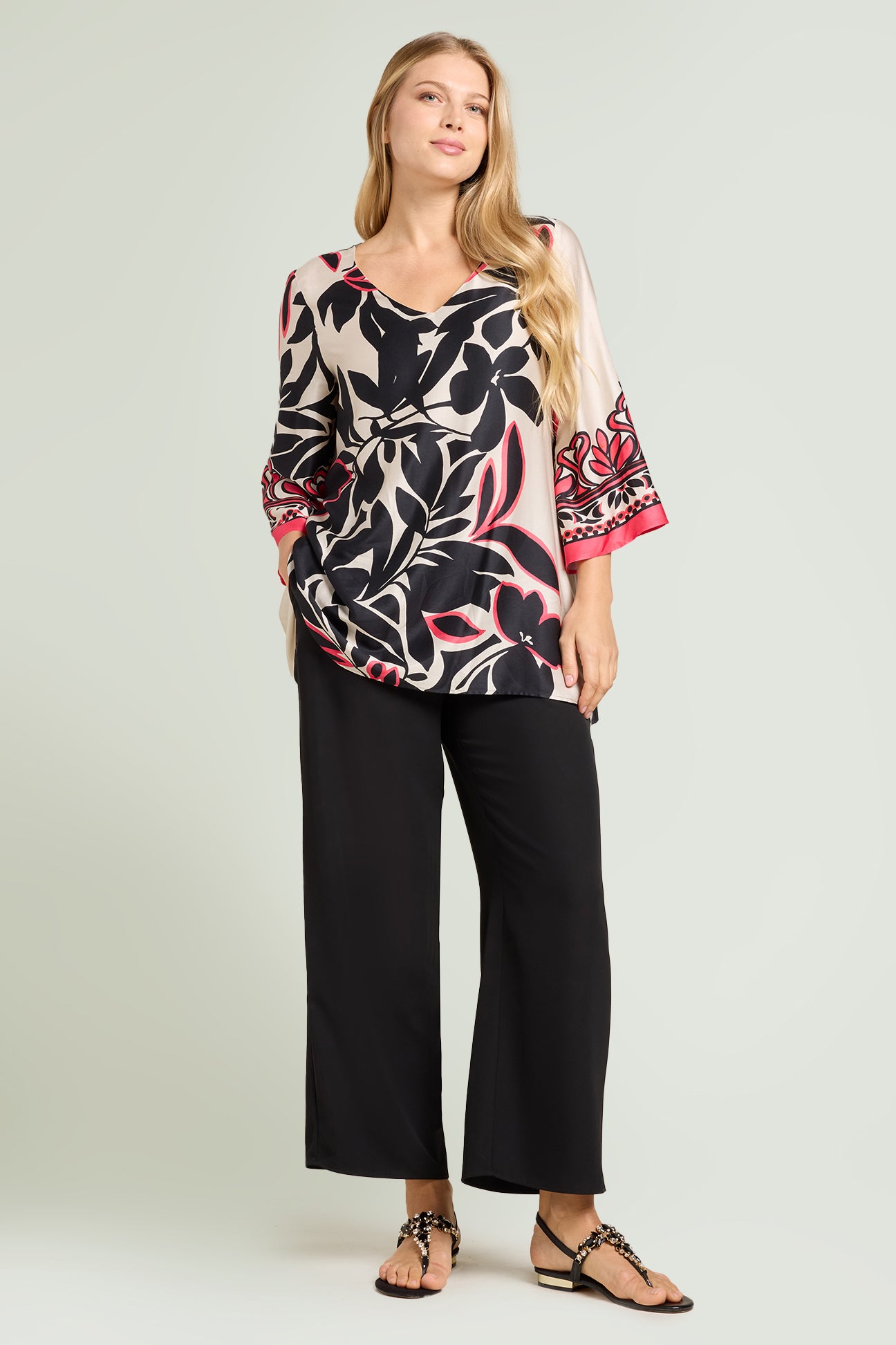 PANTALONI IN CADY