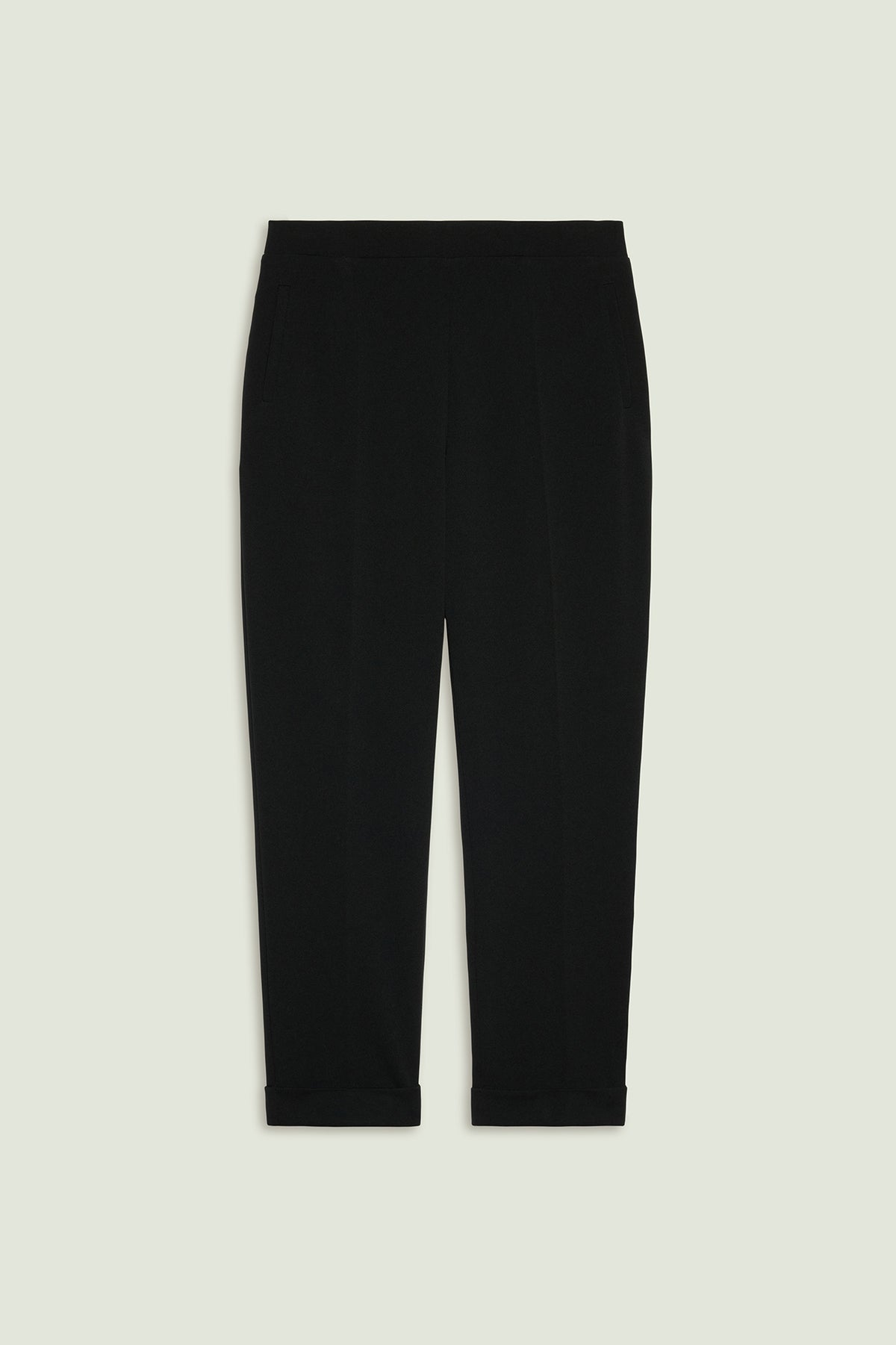 PANTALONI PULL-ON CHINOS IN CREPE