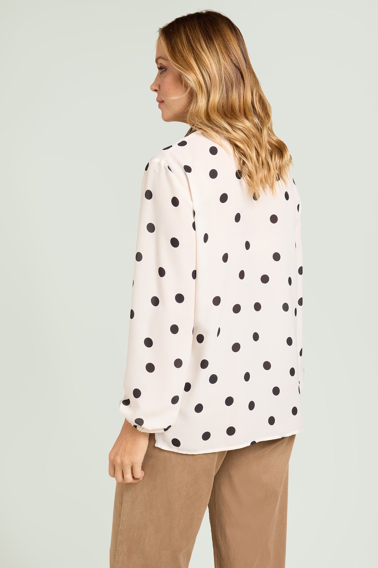 CAMICIA IN DOPPIA GEORGETTE STAMPATA