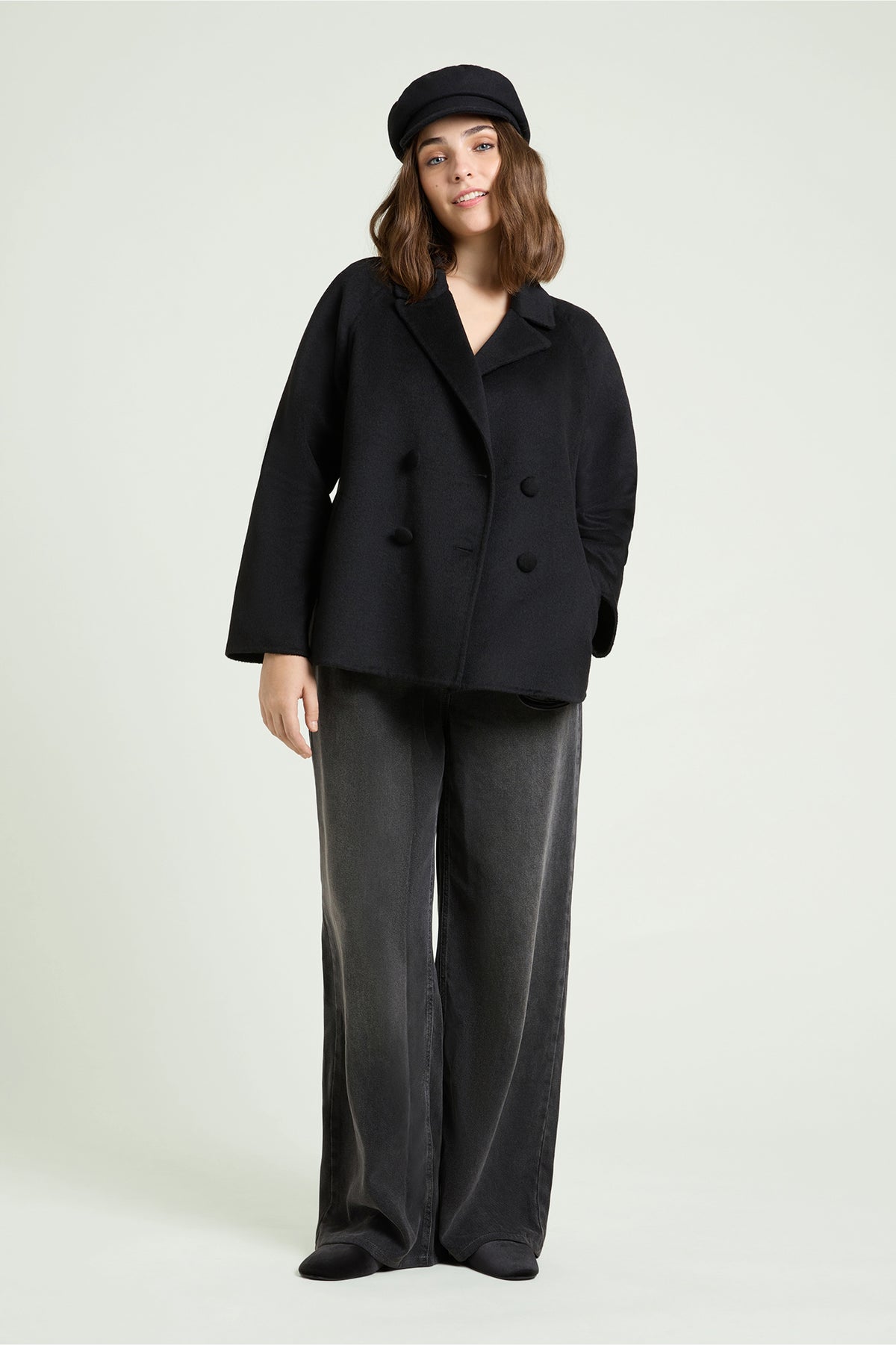 CABAN PEACOAT IN DOUBLE