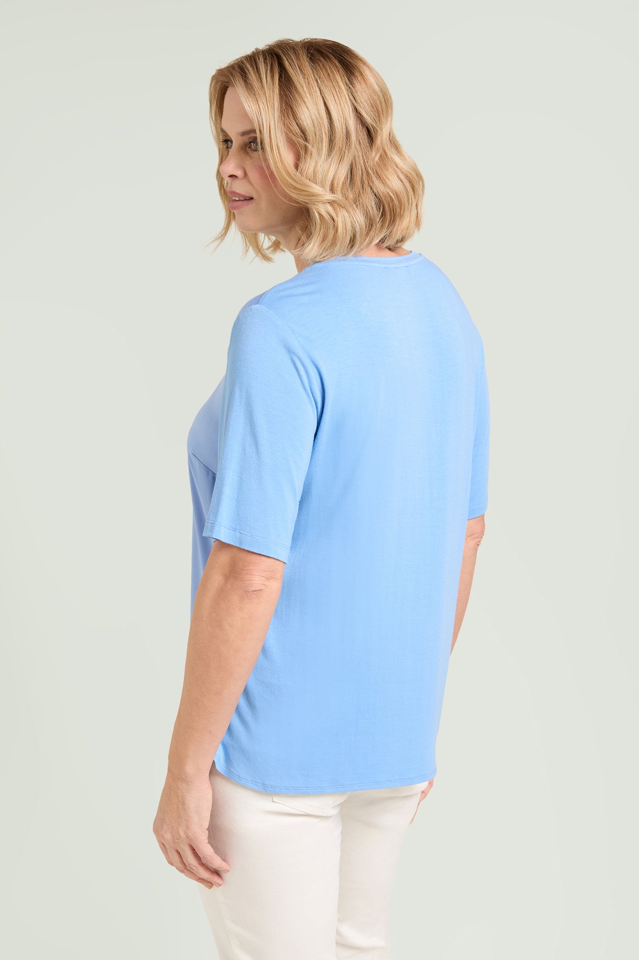 T-SHIRT IN RASO E JERSEY