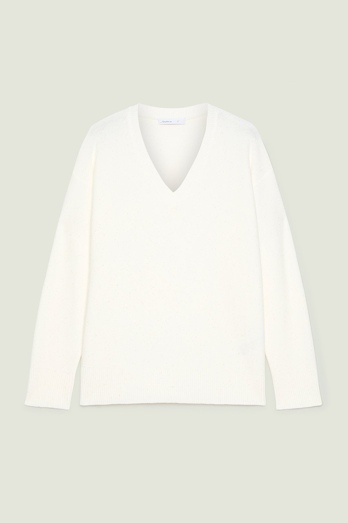 MAGLIA A "V" CON PUNTI LUCE