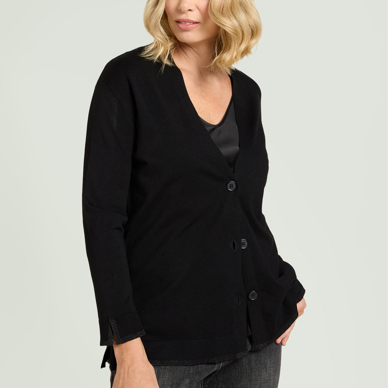 CARDIGAN IN VISCOSA COMFORT