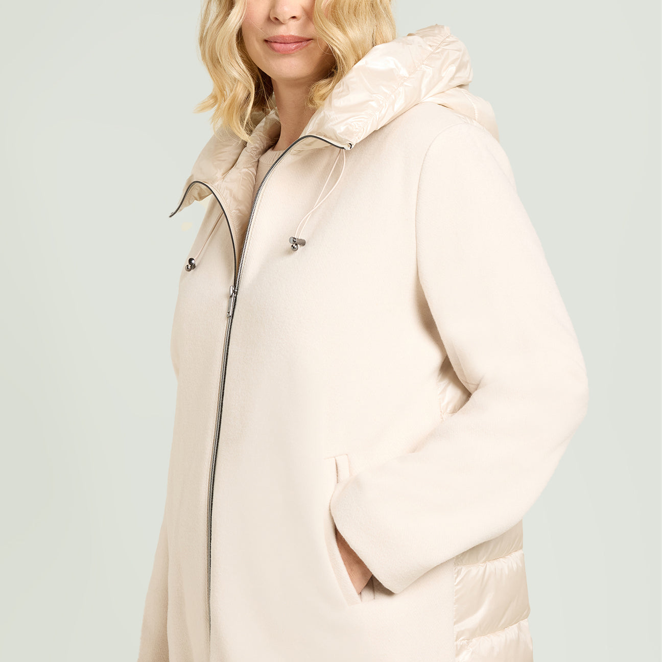 PIUMINO IN PANNO E NYLON