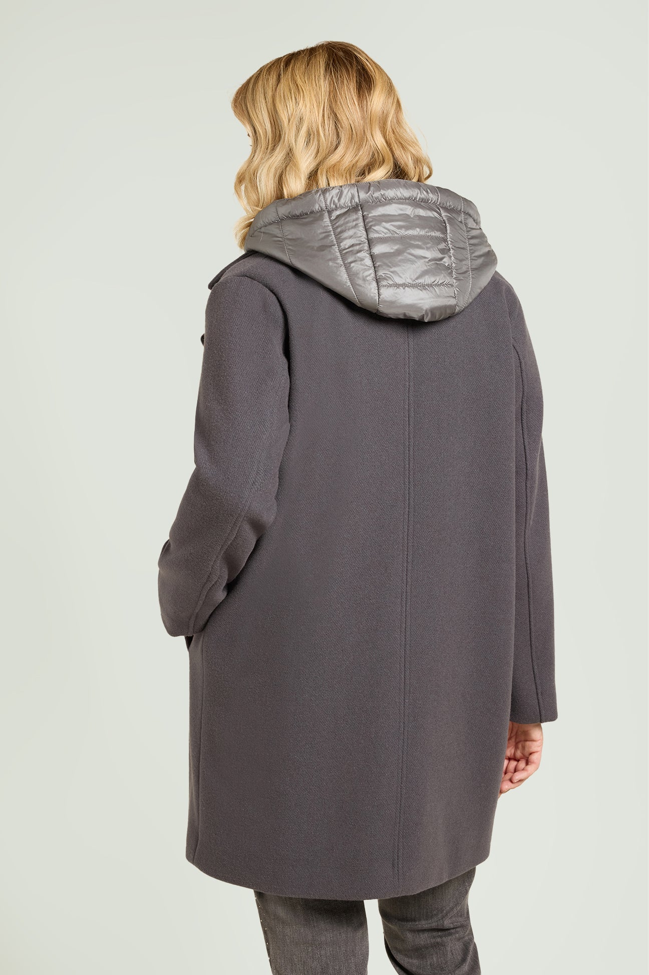 CAPPOTTO CON CAPPUCCIO IN NYLON