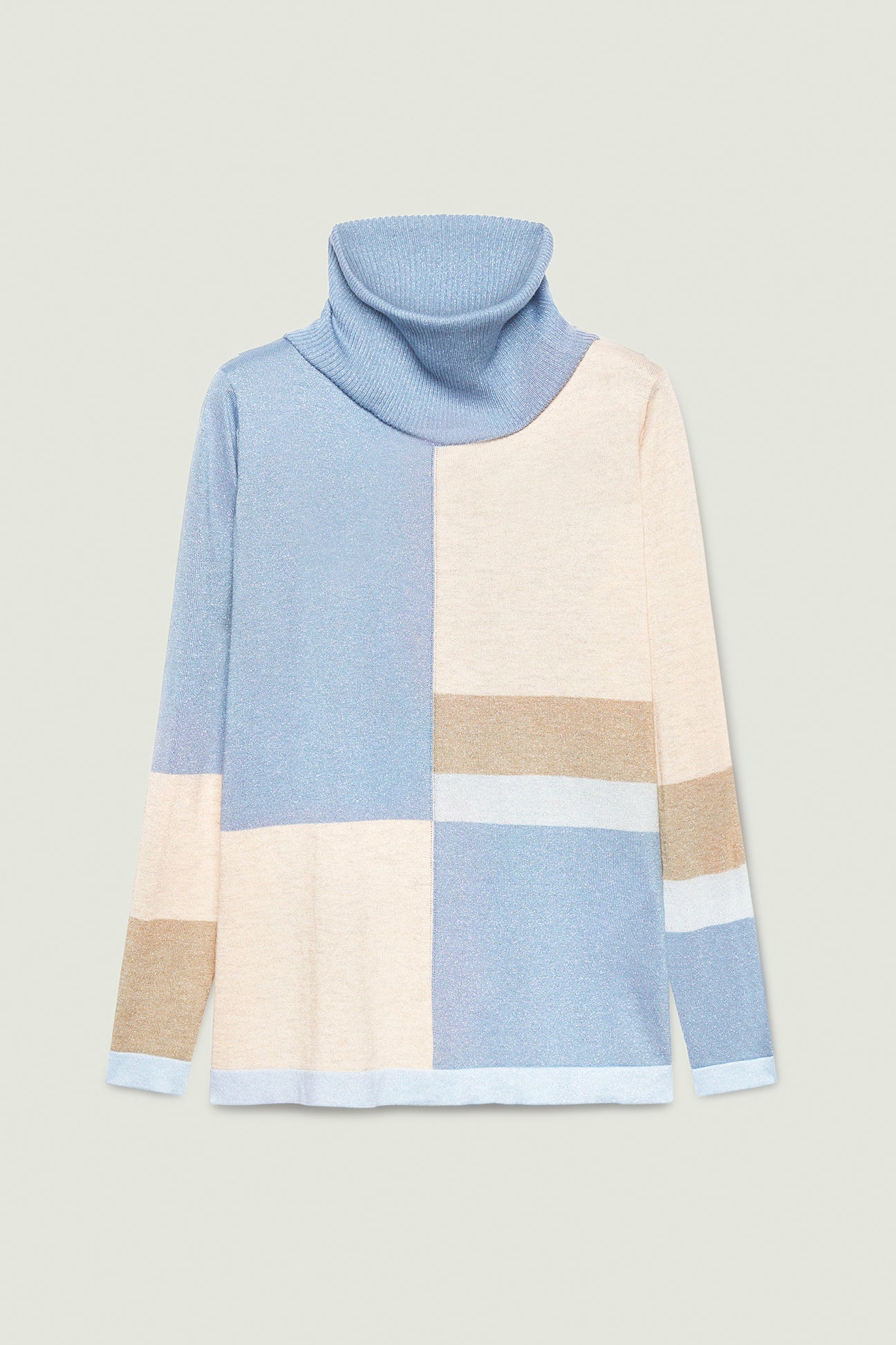 MAGLIA SHINY COLOR BLOCK