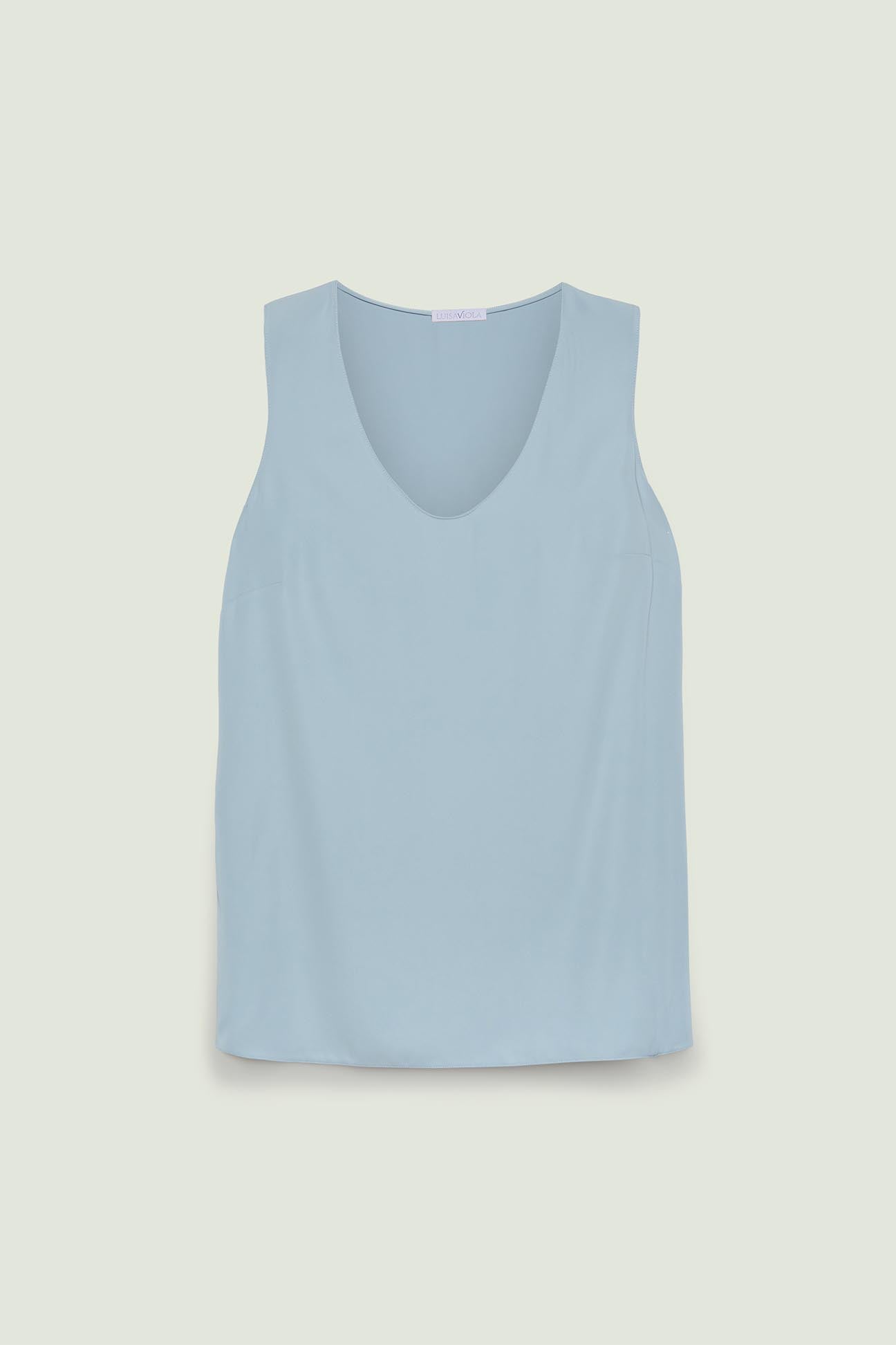 TOP IN TESSUTO FLUIDO SILKY TOUCH