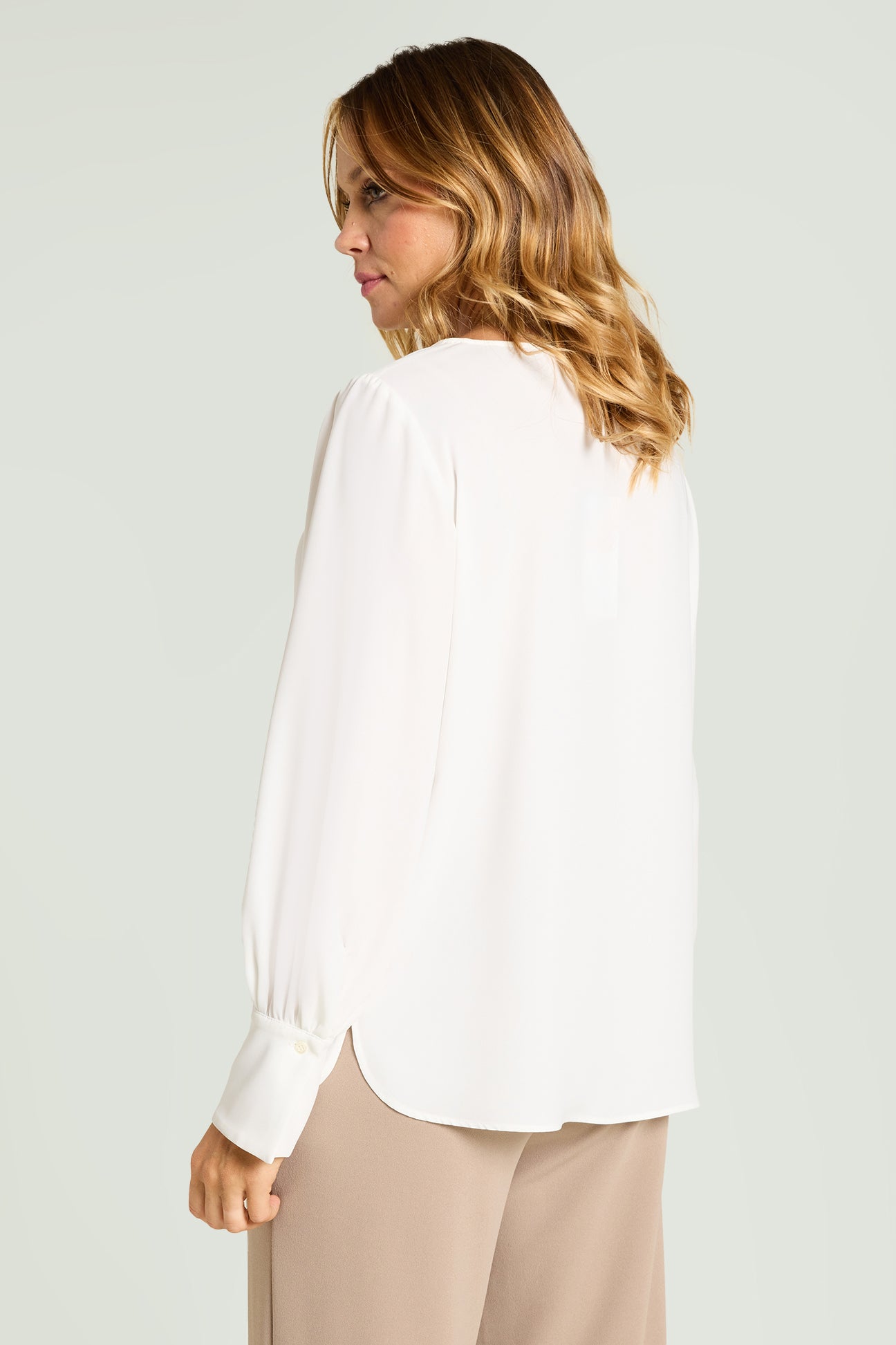 BLUSA IN CREPE DE CHINE