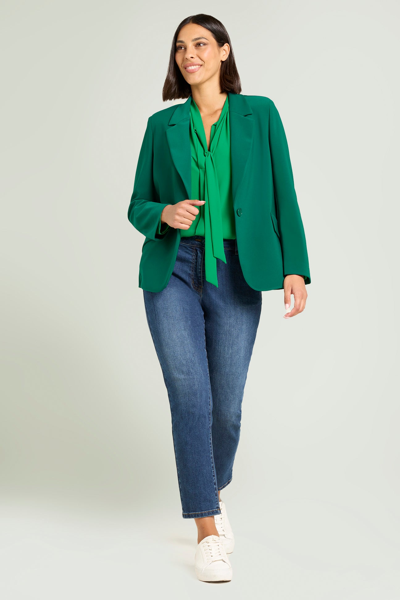 BLAZER IN COMPATTO STRETCH