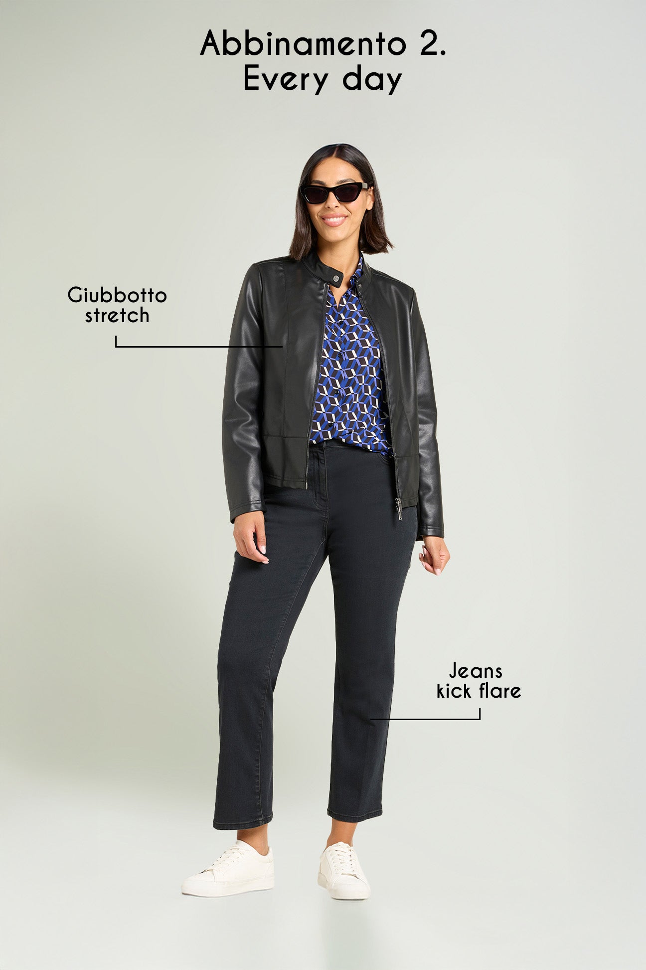 CAMICIA IN DOPPIA GEORGETTE STAMPATA