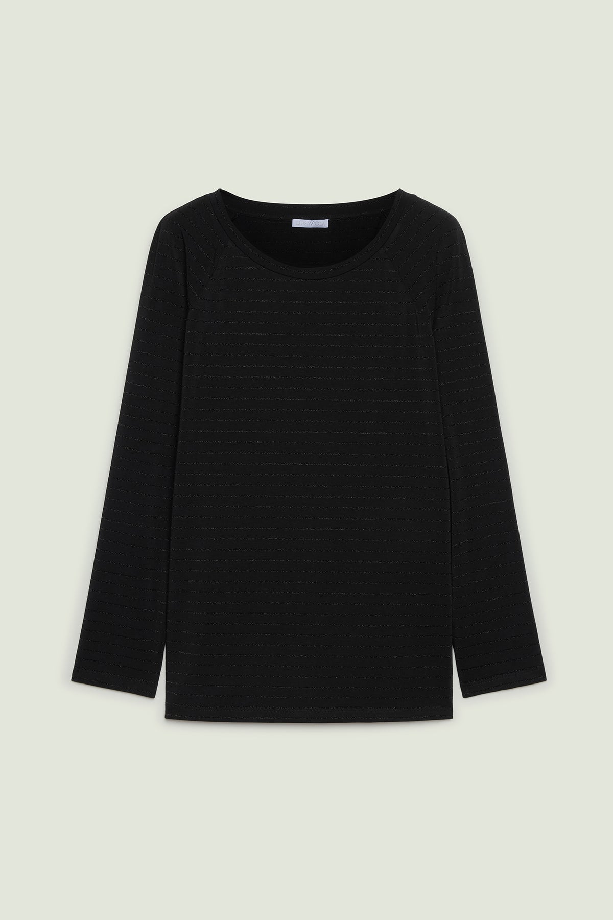 T-SHIRT A RIGHE LUREX