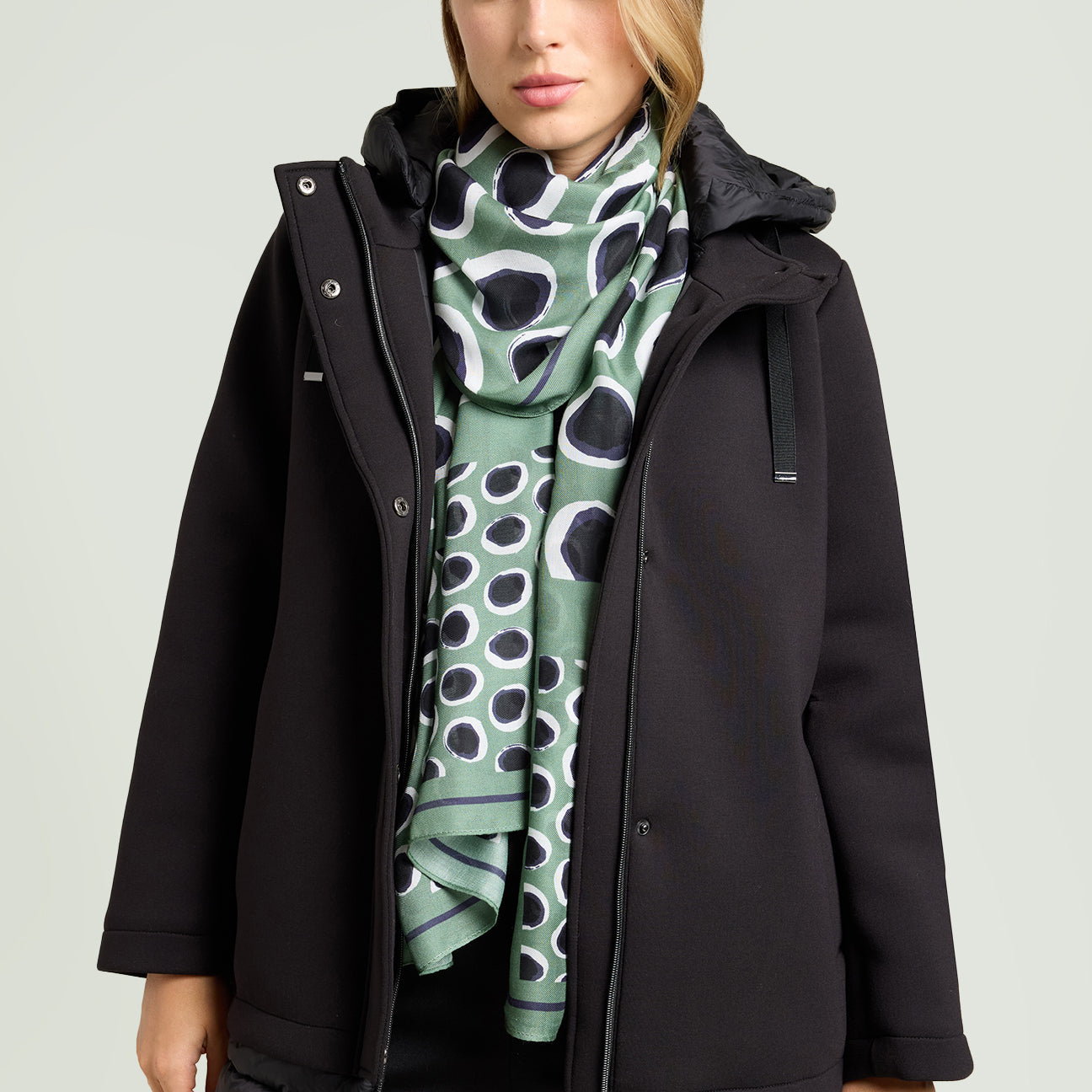 SCIARPA FOULARD STAMPATA