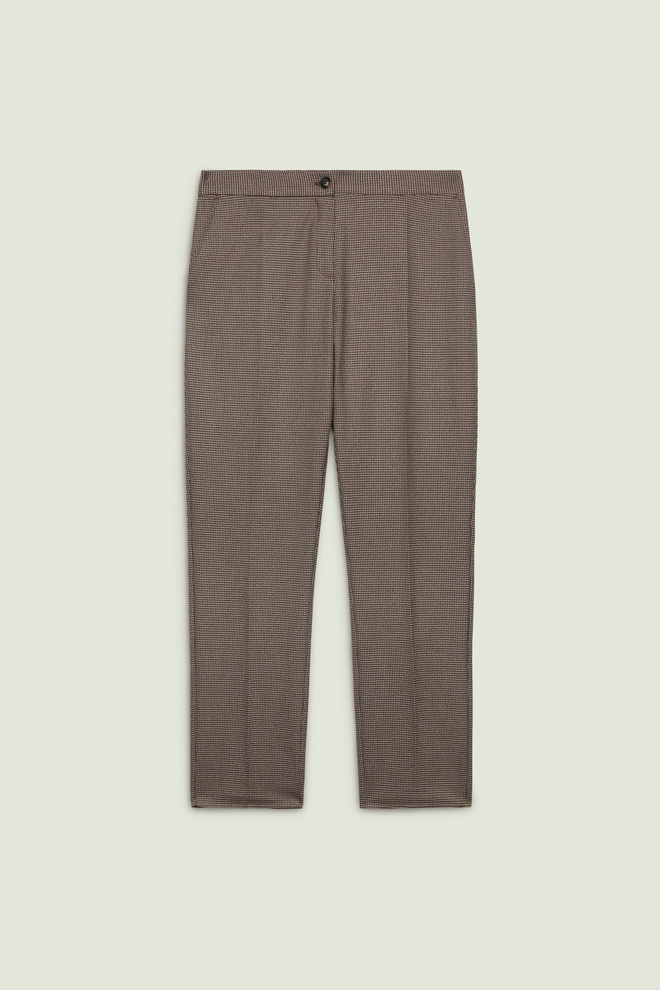 PANTALONI A SIGARETTA IN PIED-DE-POULE