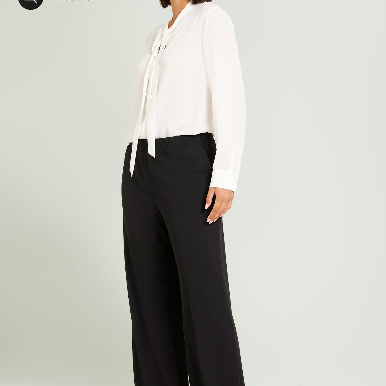 PANTALONI PULL-ON AMPI IN SCUBA CREPE