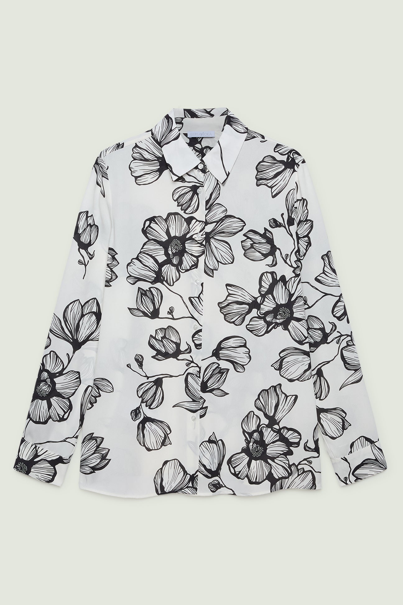 CAMICIA IN DOPPIA GEORGETTE STAMPATA