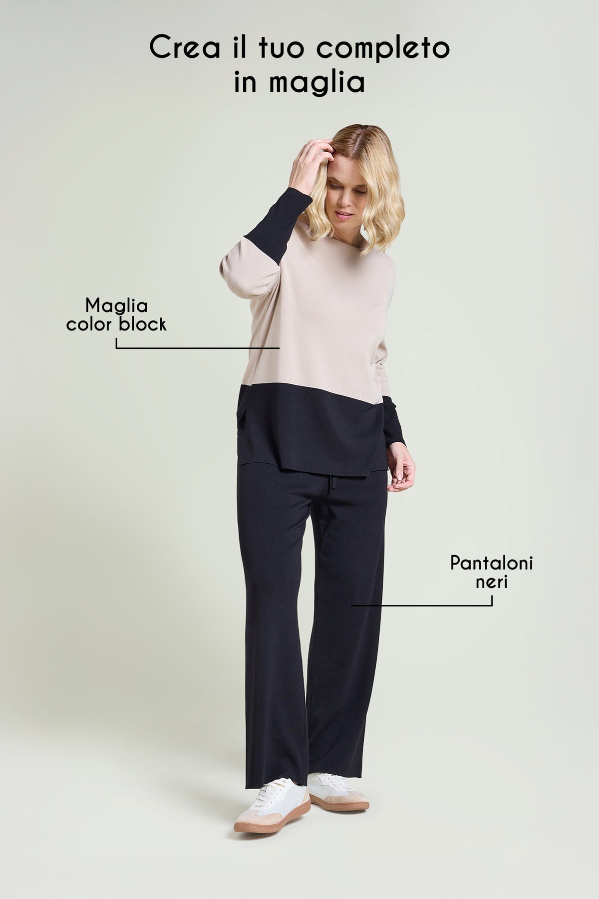 PANTALONI PULL-ON IN MAGLIA