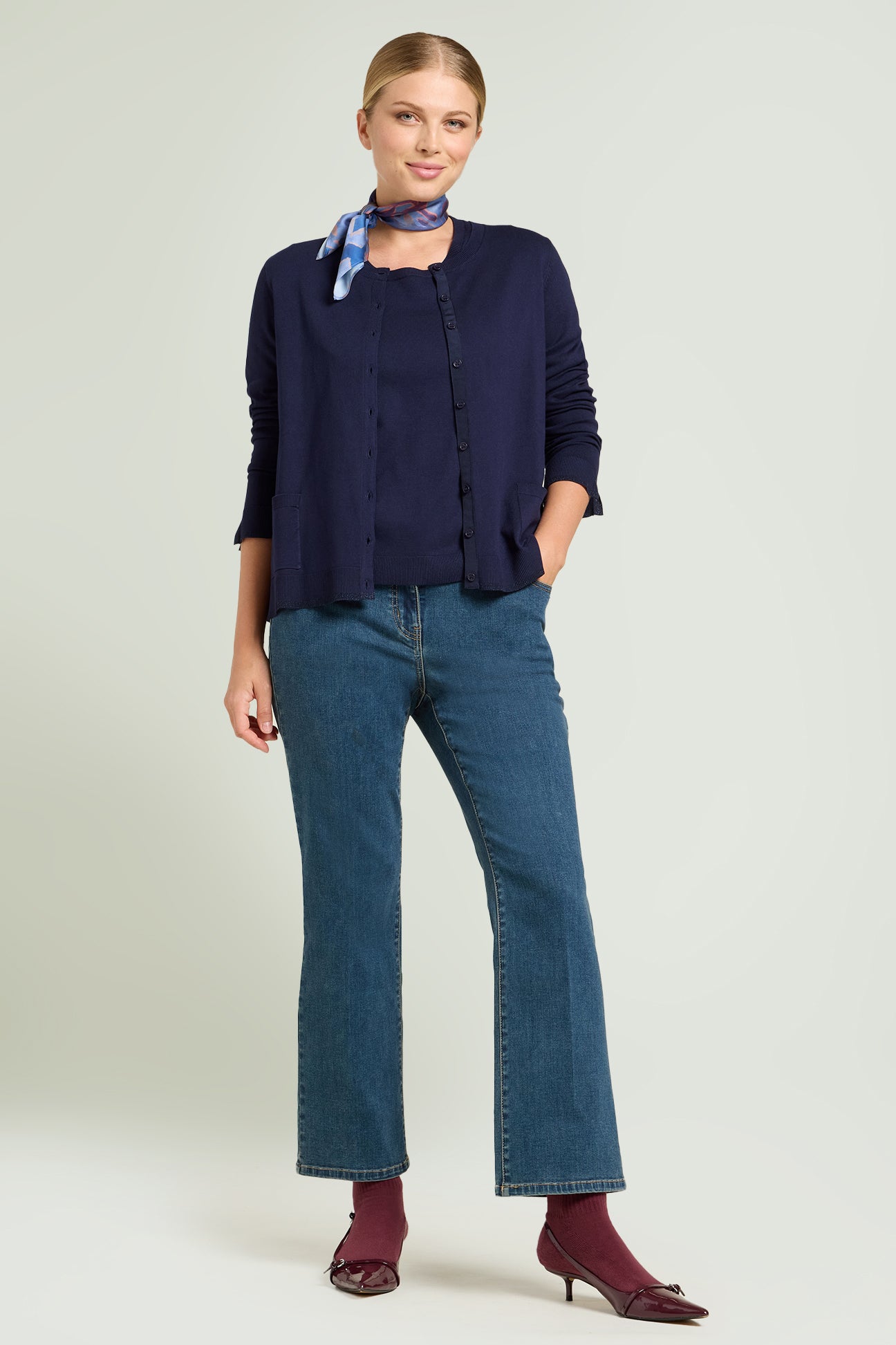 CARDIGAN REBECCA IN VISCOSA COMFORT