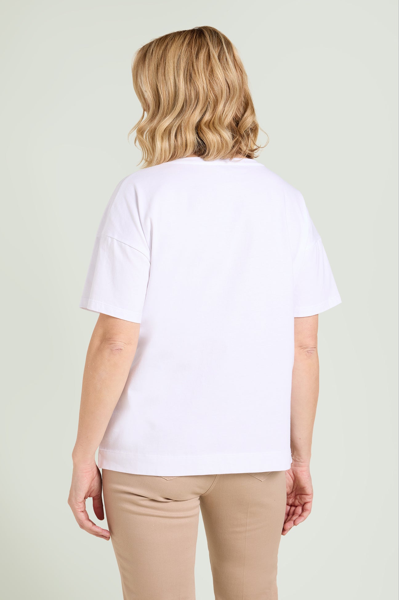 T-SHIRT LETTERING RICAMATA