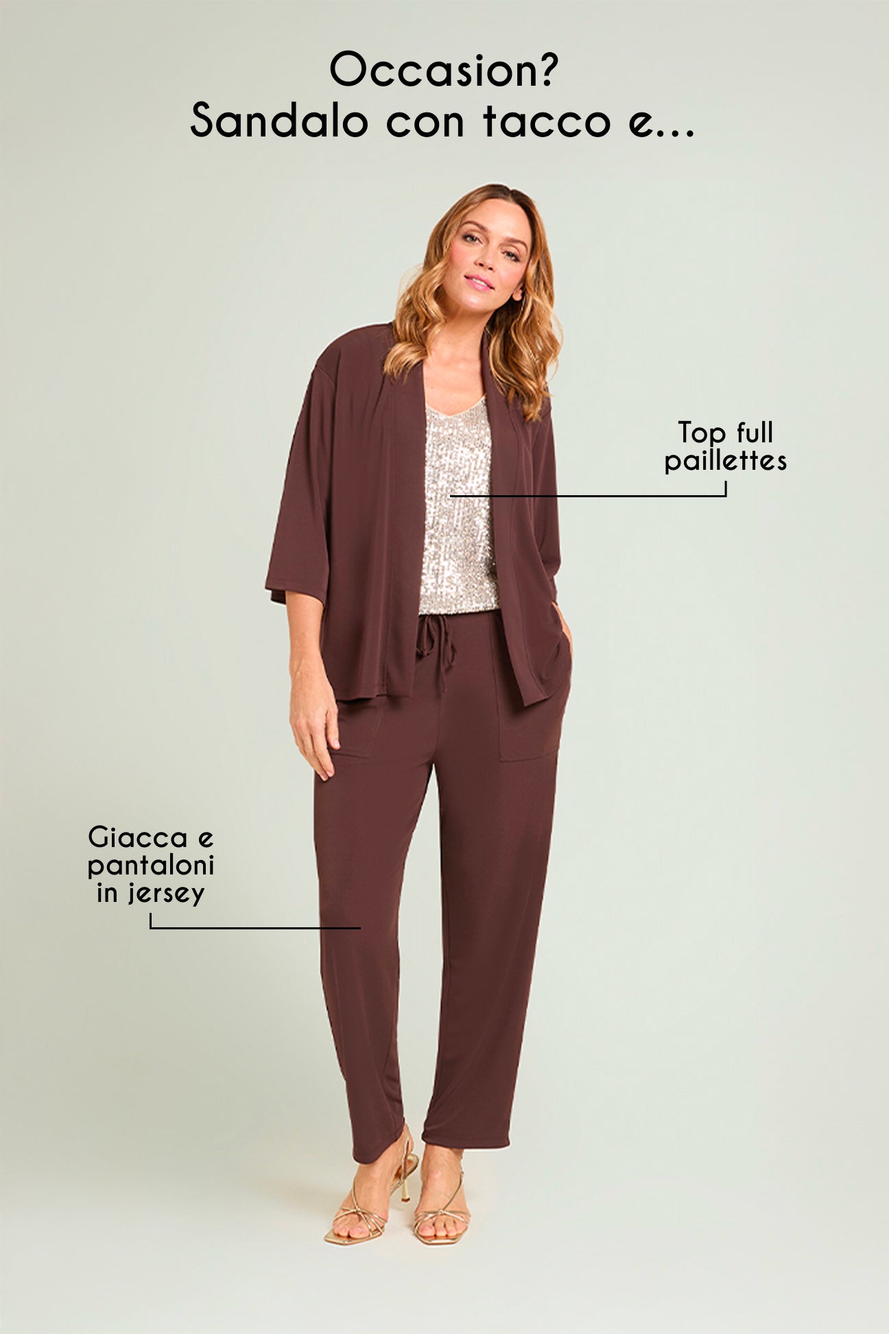 PANTALONI PULL-ON JOGGER IN JERSEY FLUIDO