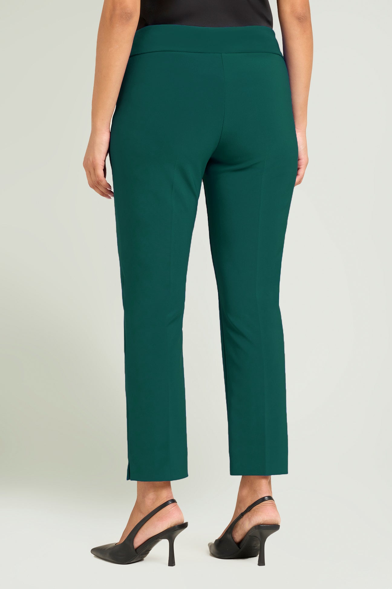 PANTALONI PULL-ON SKINNY IN COMPATTO STRETCH