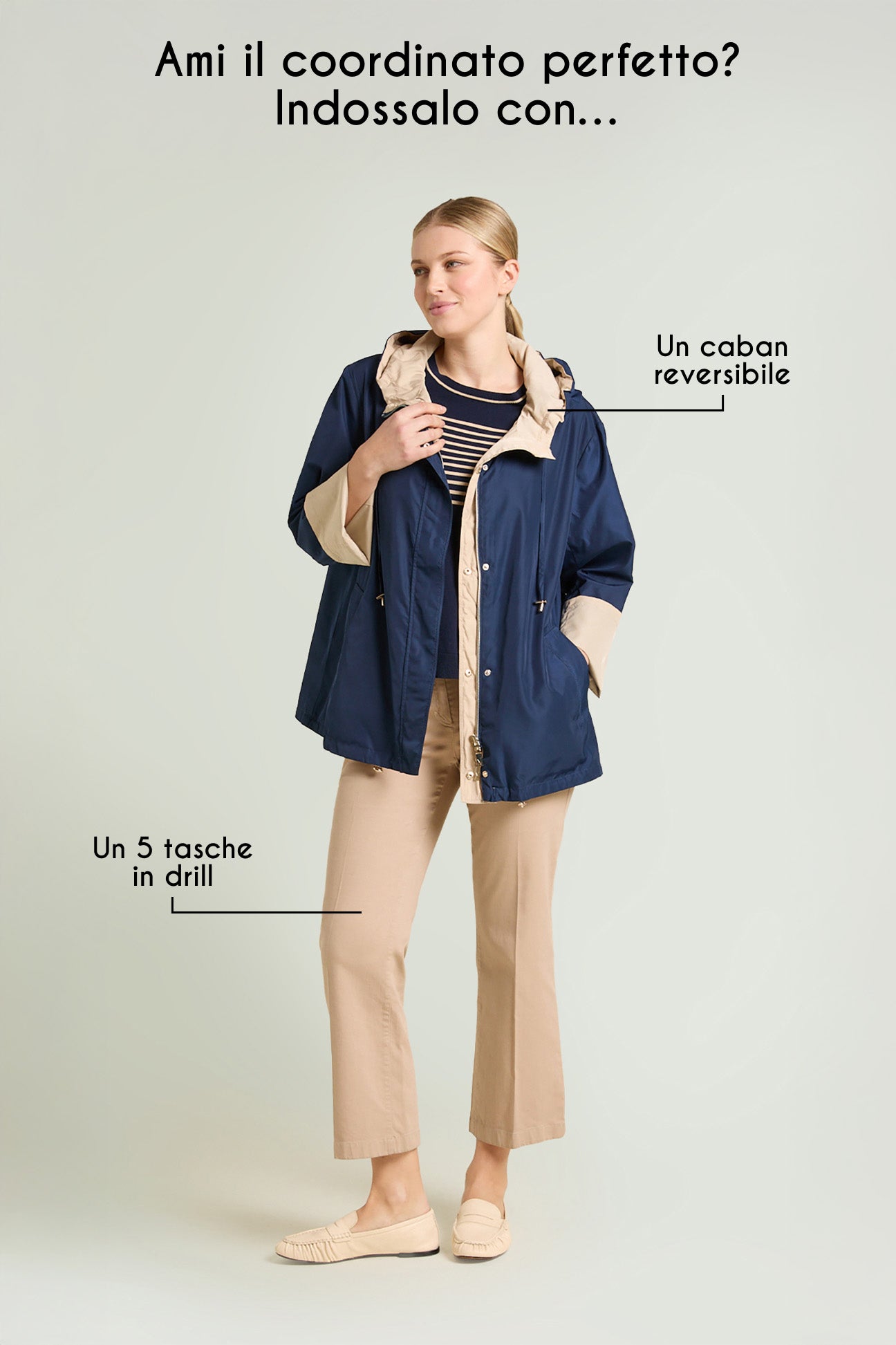 MAGLIA A RIGHE IN VISCOSA COMFORT