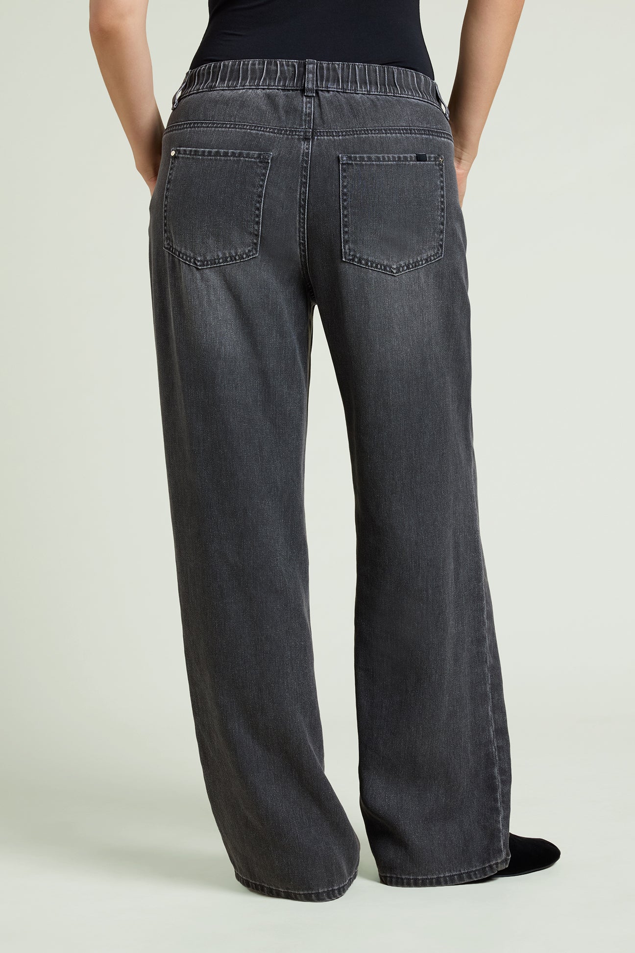 PANTALONI 5 TASCHE WIDE LEG