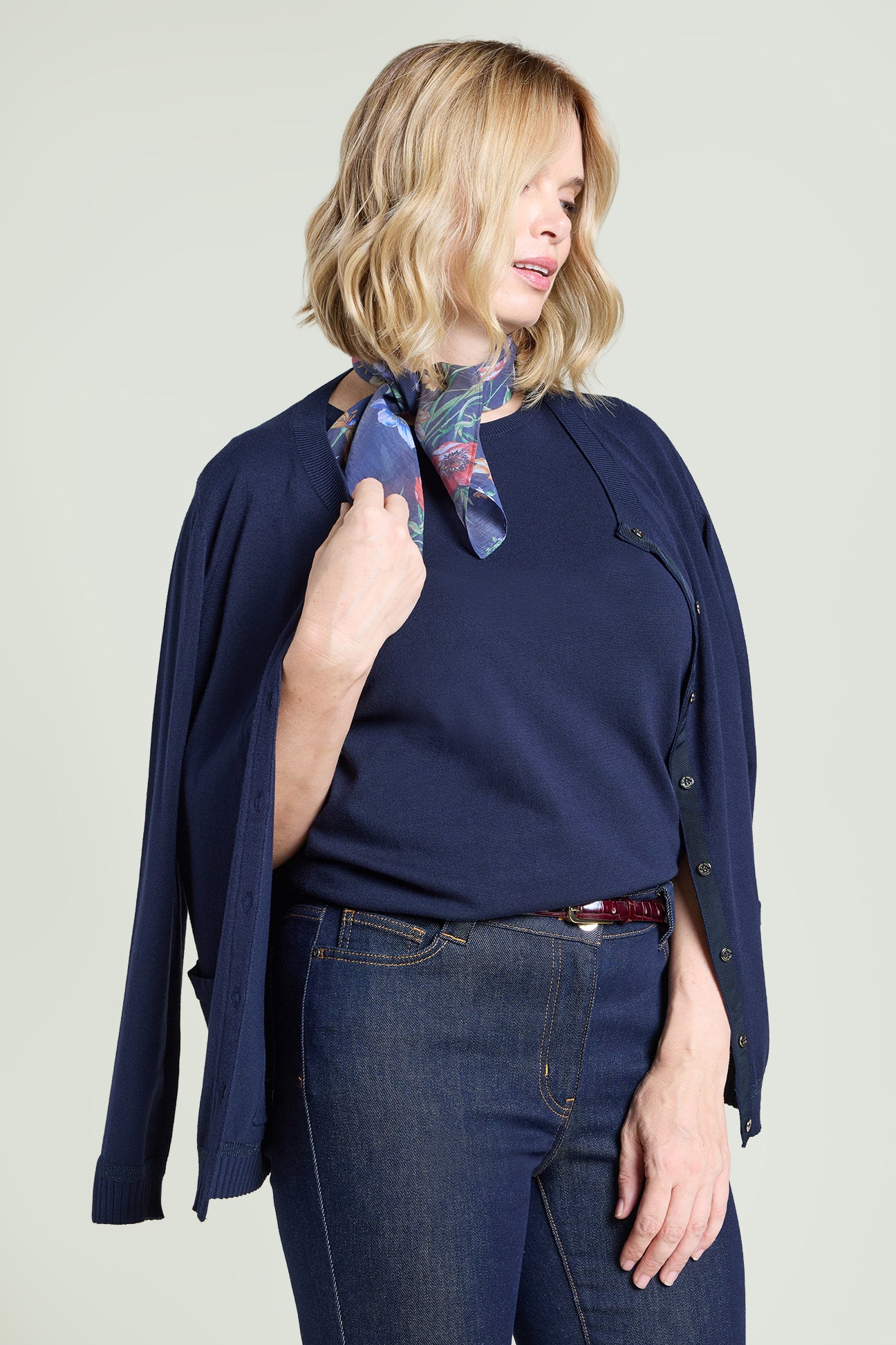 CARDIGAN IN VISCOSA COMFORT