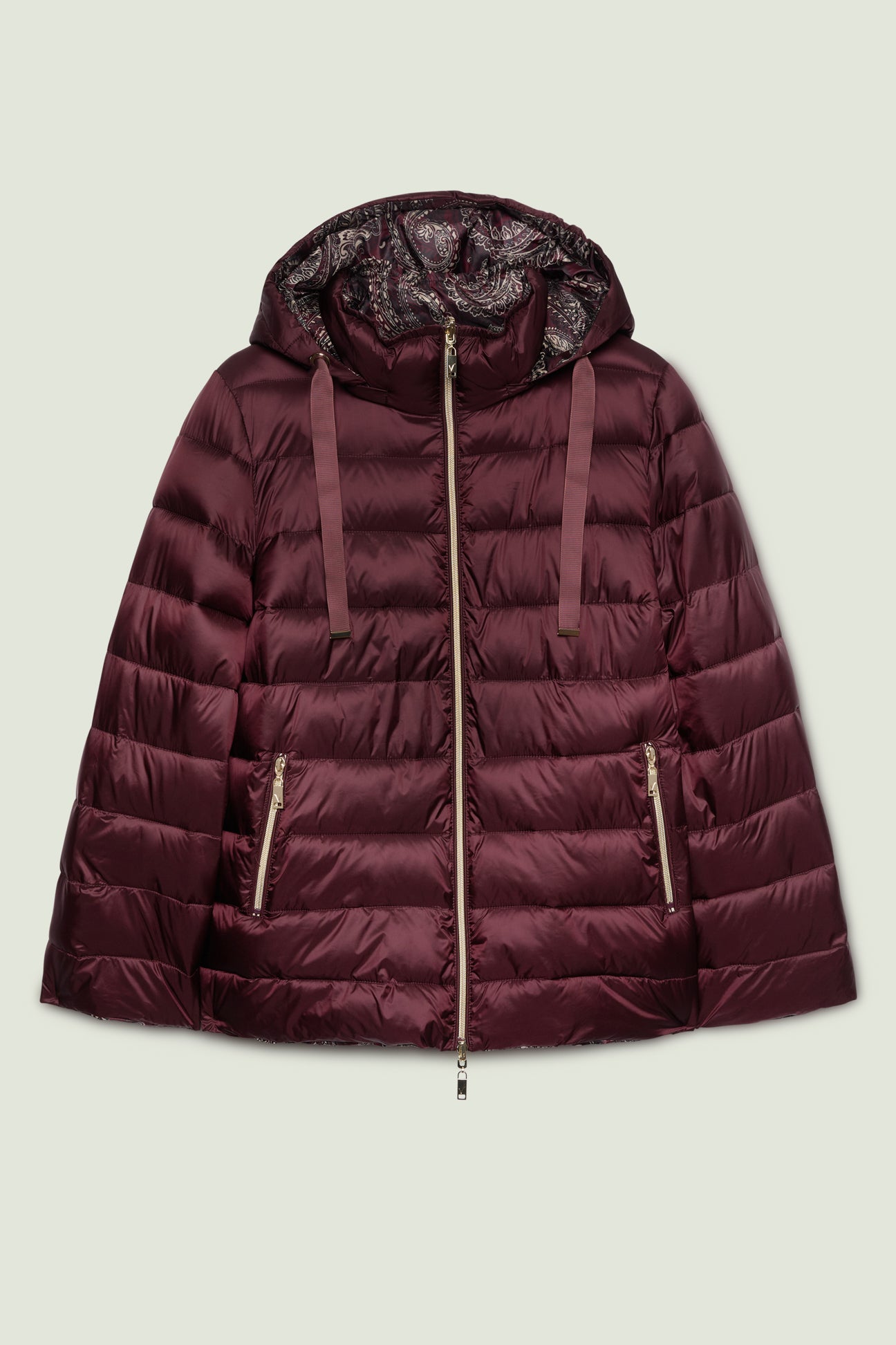 PIUMINO REVERSIBILE CON STAMPA PAISLEY