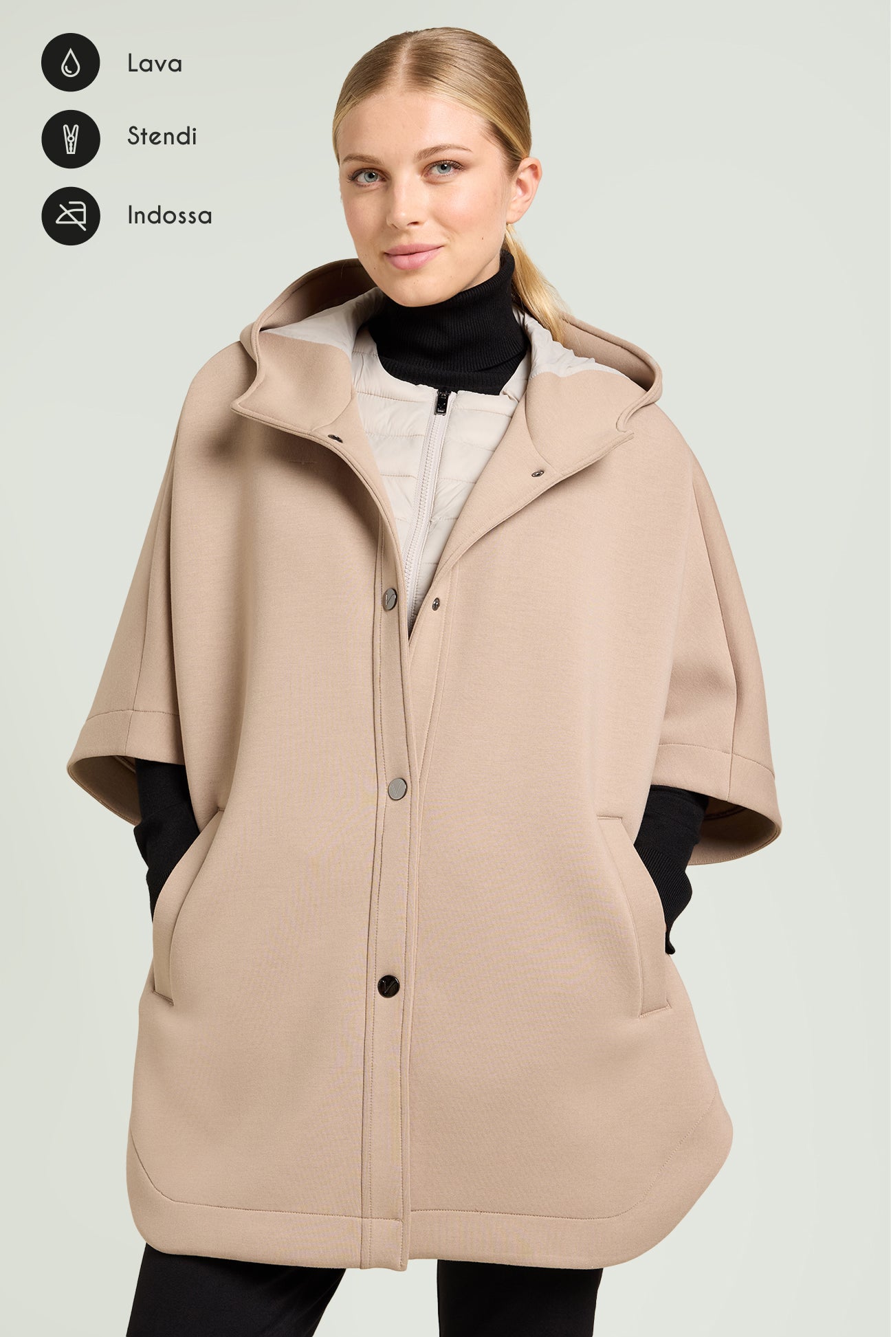 CAPPA + GILET : "3 in 1"