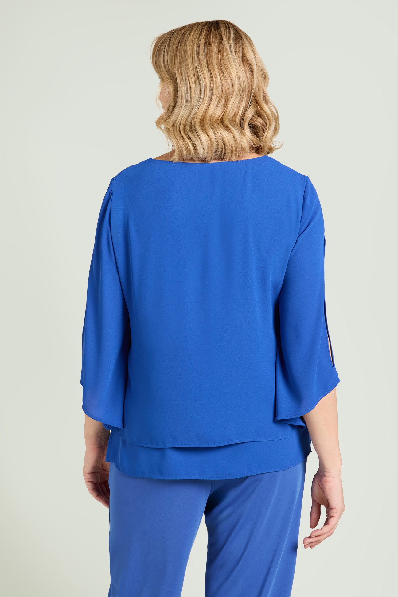 BLUSA IN DOPPIA GEORGETTE