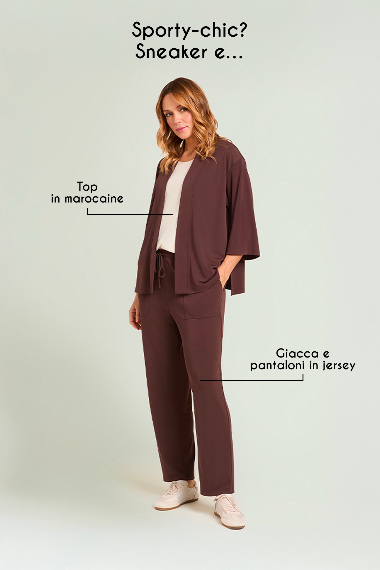 PANTALONI PULL-ON JOGGER IN JERSEY FLUIDO