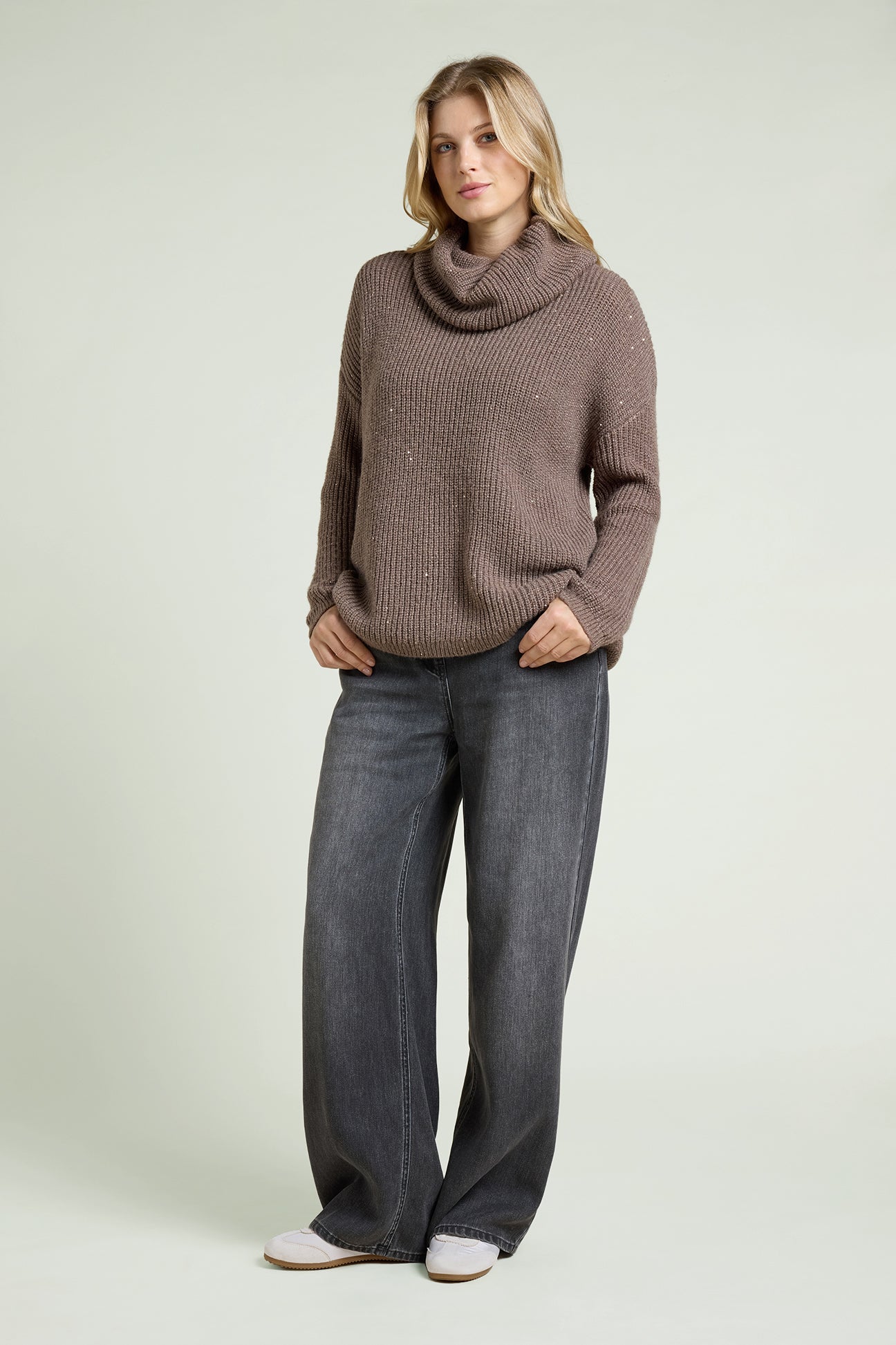 MAGLIA SOFFICE CON ACCENTO LUREX