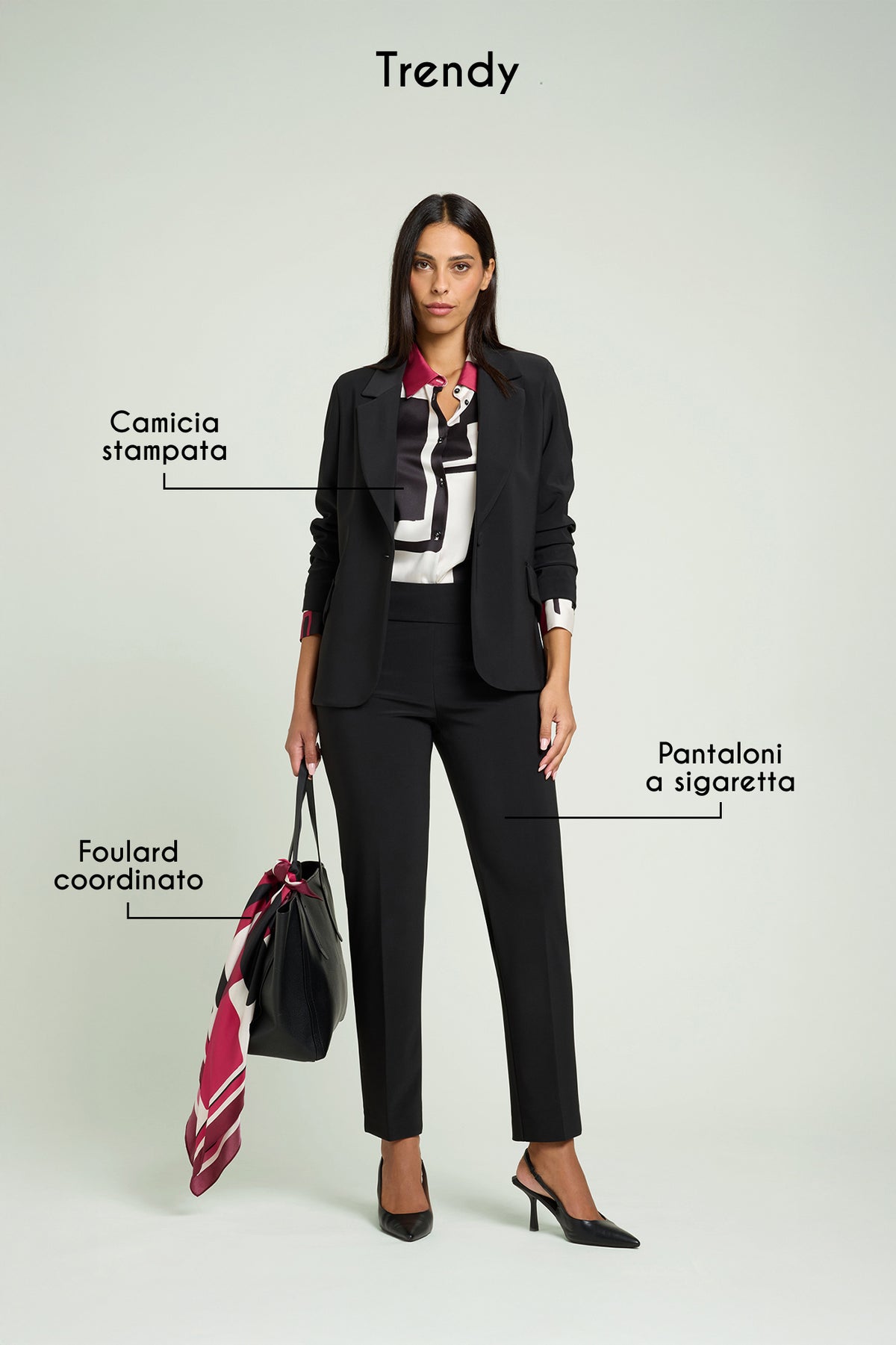 BLAZER IN COMPACT STRETCH