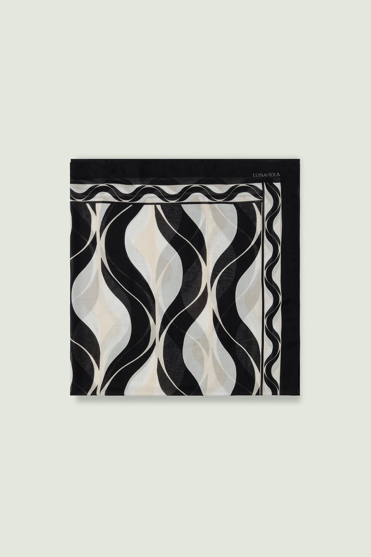 SCIARPA-FOULARD STAMPATA