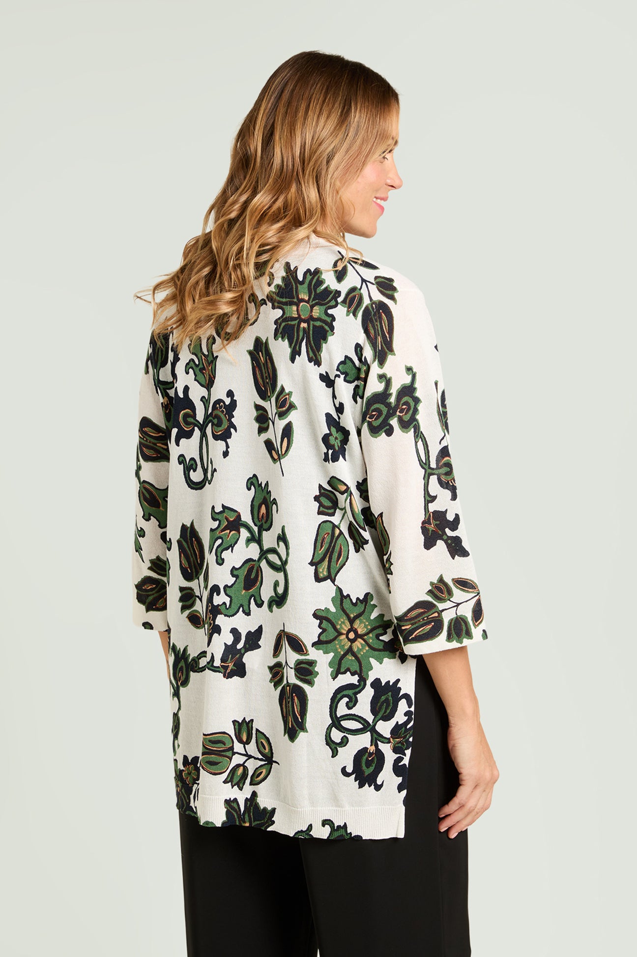 CARDIGAN STAMPATO