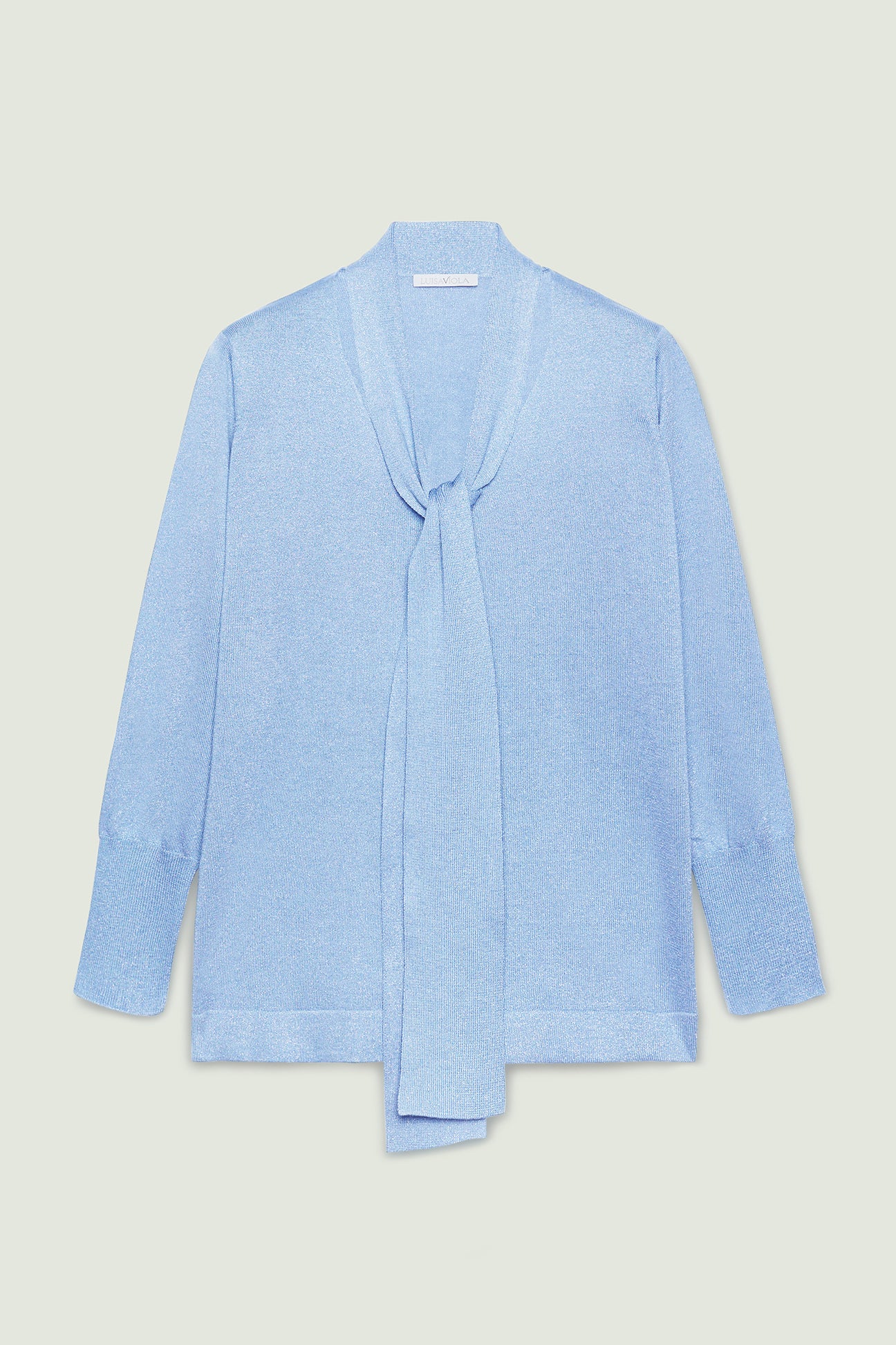 MAGLIA SHINY CON SCIARPINA