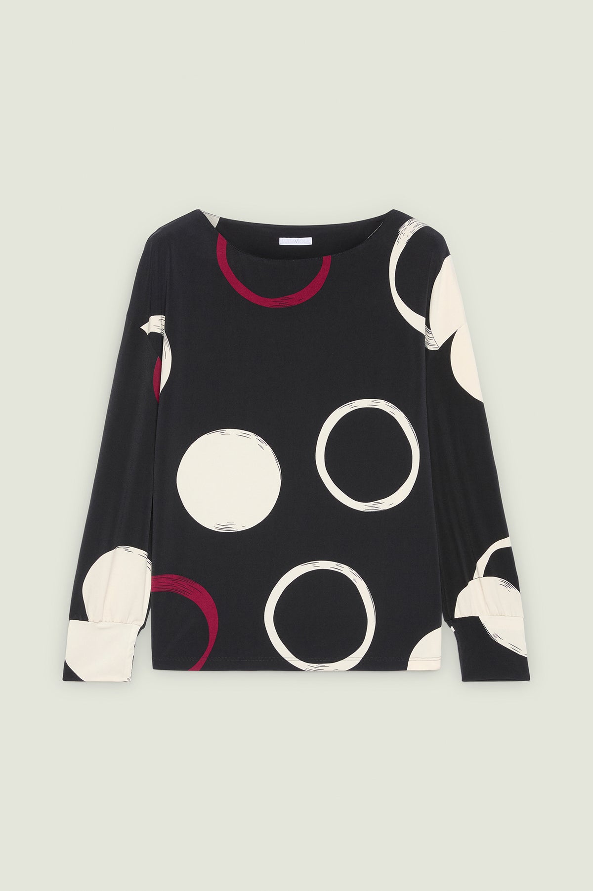 BLUSA IN JERSEY STAMPATO