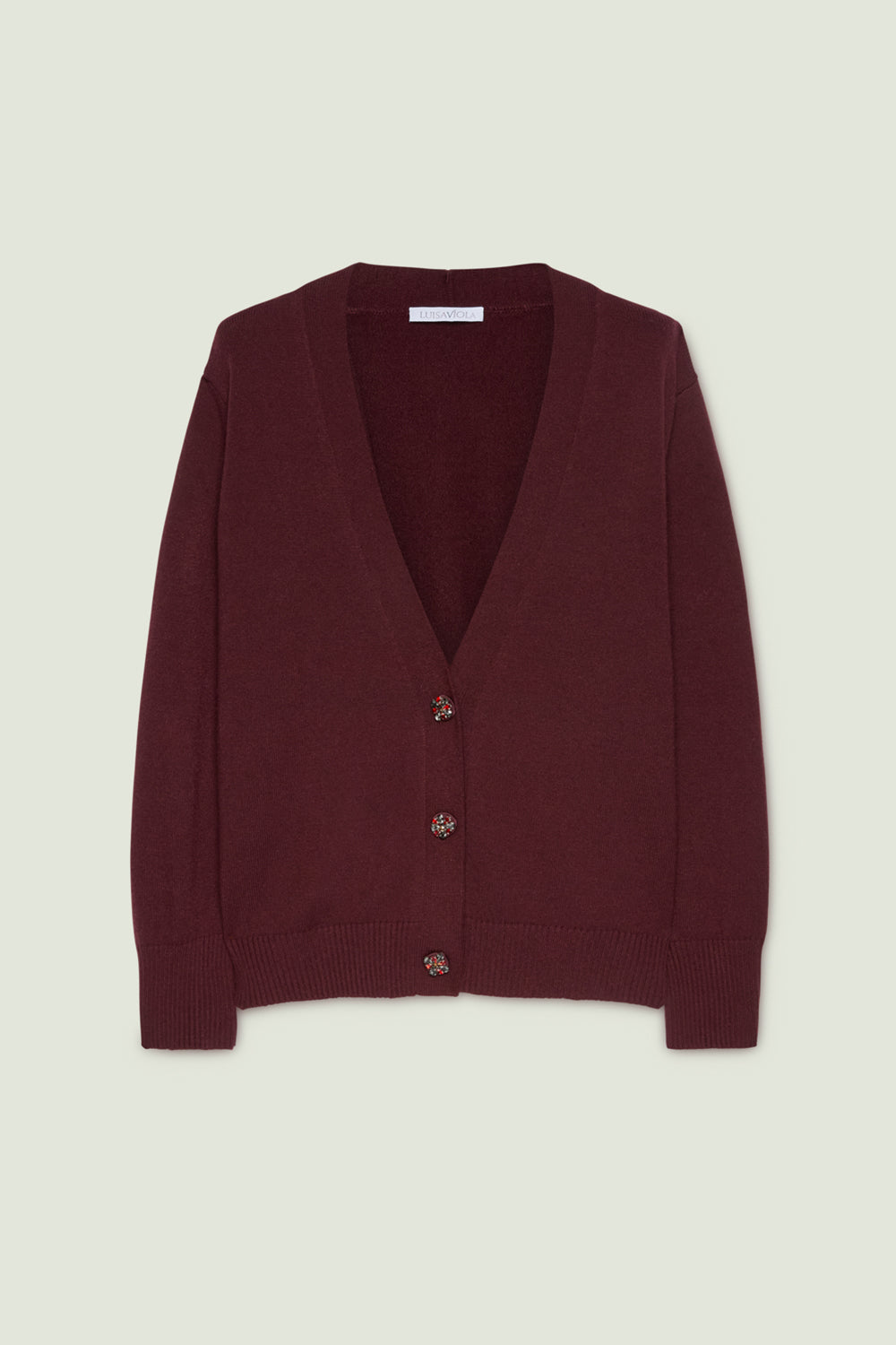 CARDIGAN CON BOTTONI RICAMATI