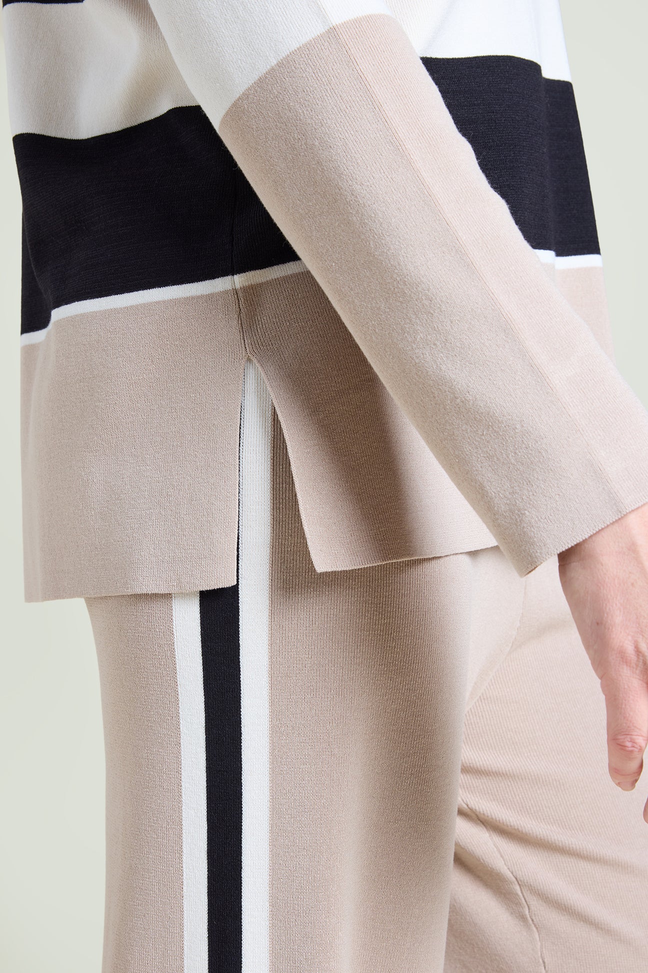 MAGLIA A RIGHE COLOR BLOCK