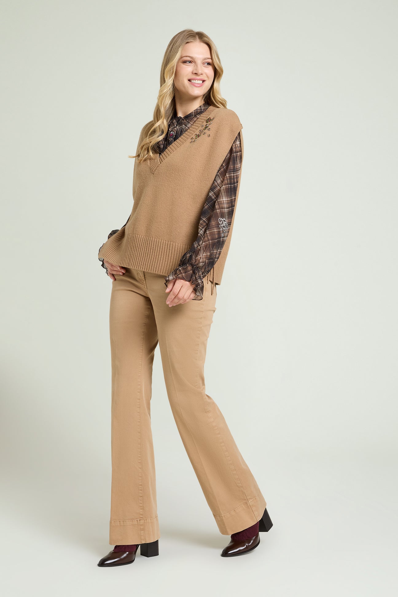 GILET RICAMATO
