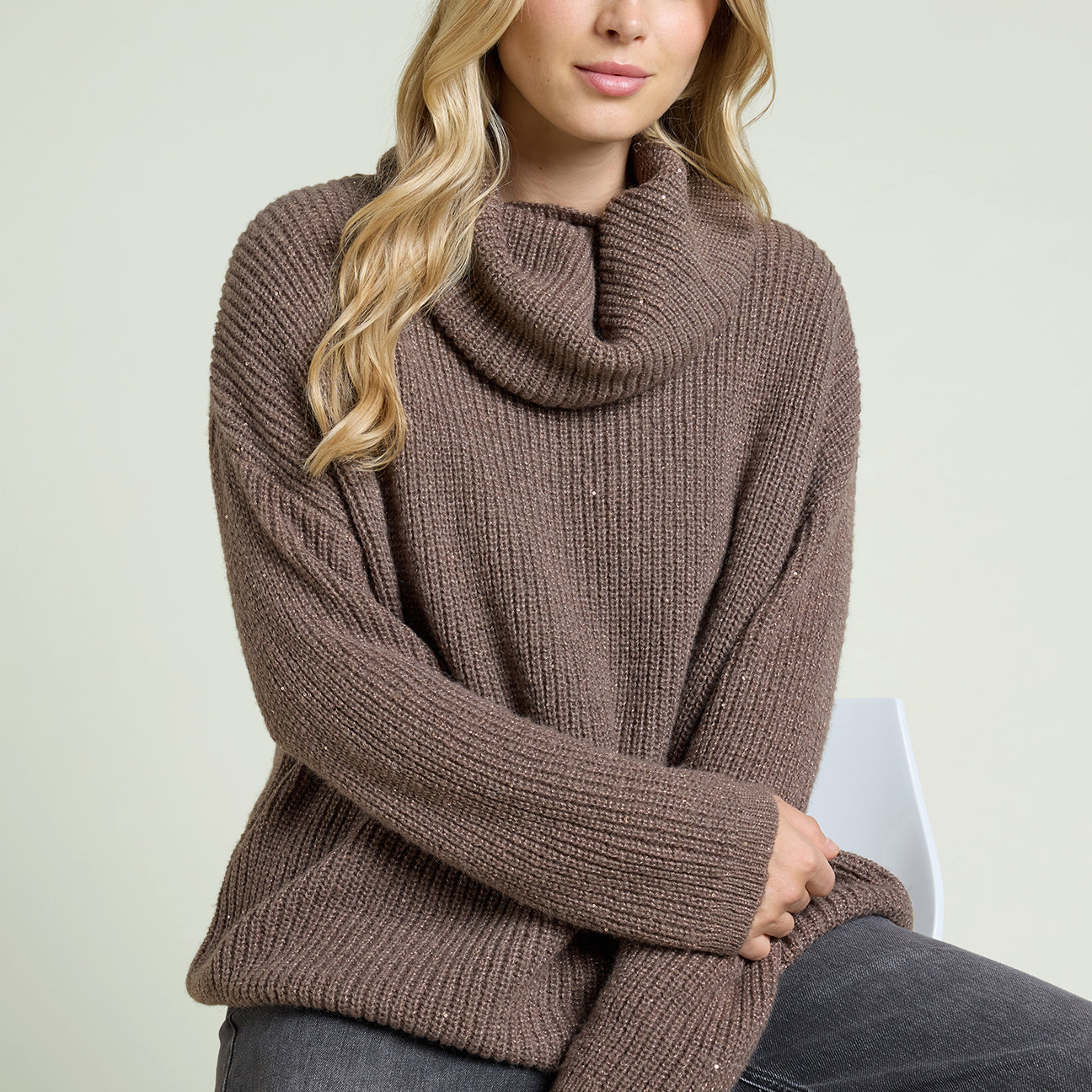 MAGLIA SOFFICE CON ACCENTO LUREX