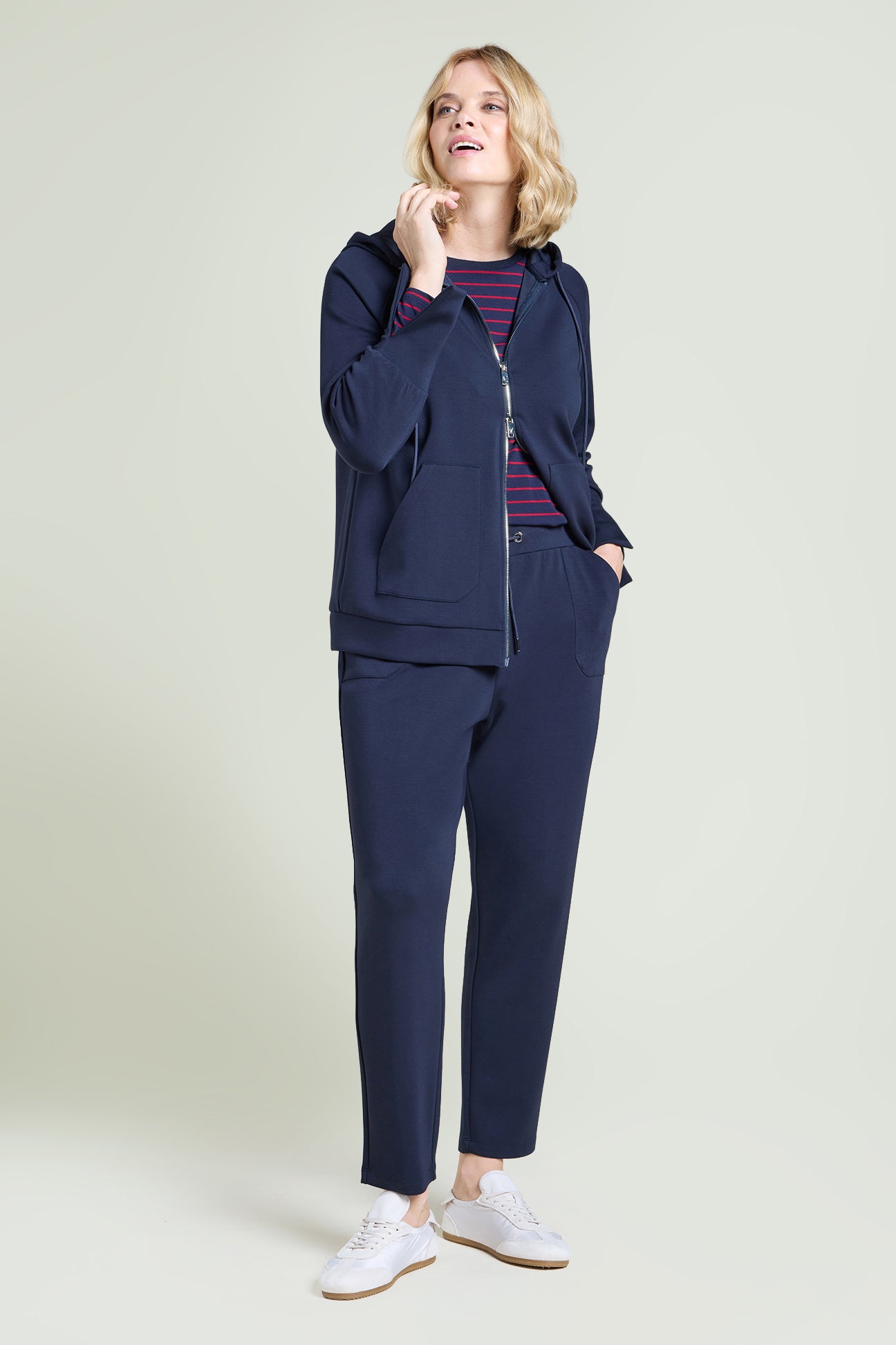 PANTALONI PULL-ON JOGGER IN JERSEY SCUBA