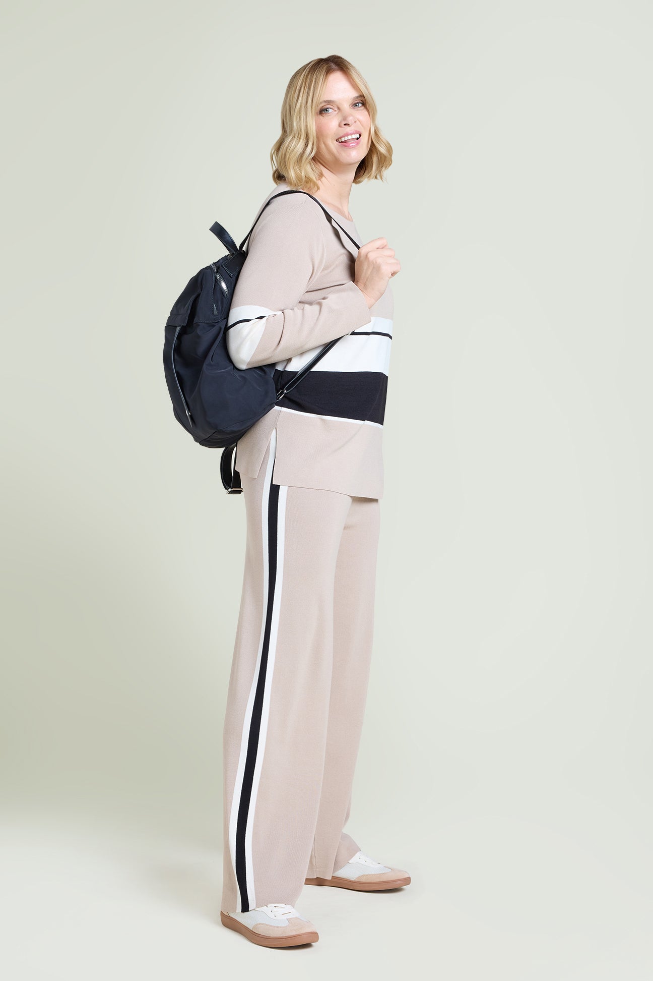 MAGLIA A RIGHE COLOR BLOCK