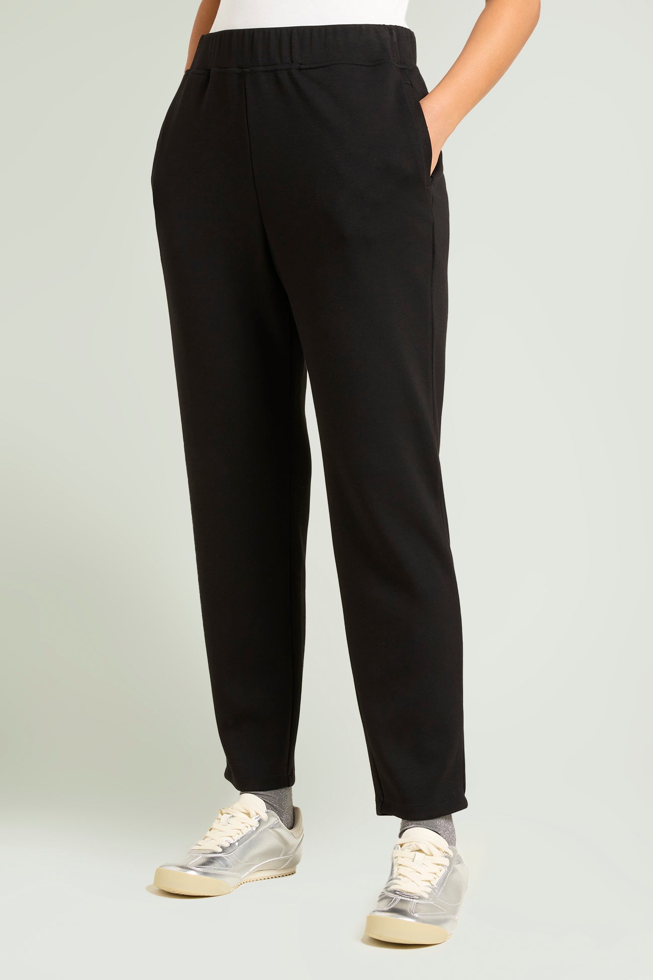 PANTALONI JOGGER PULL-ON IN JERSEY SCUBA