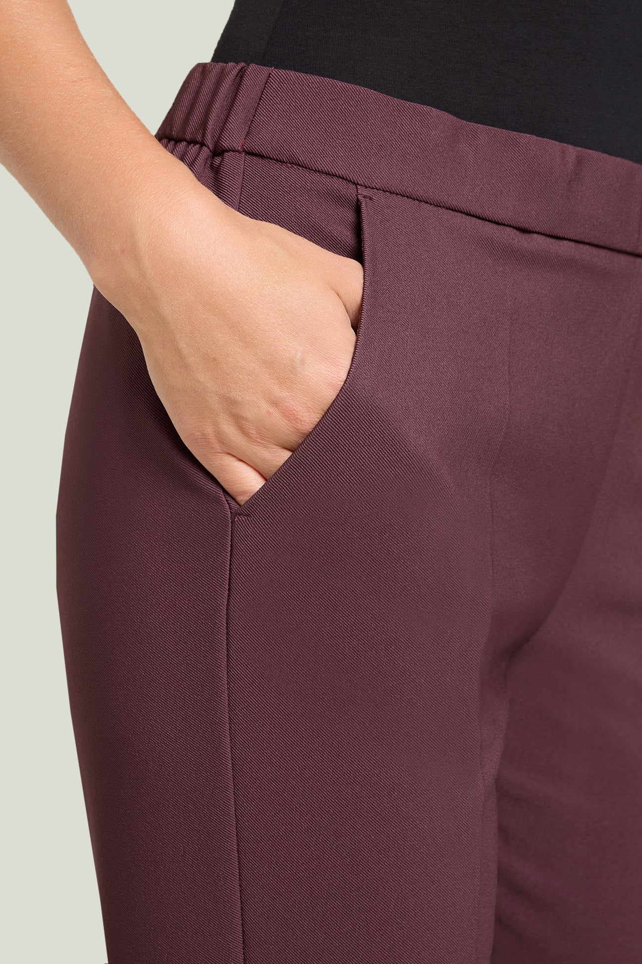 PANTALONI PULL-ON CHINOS CON RISVOLTO