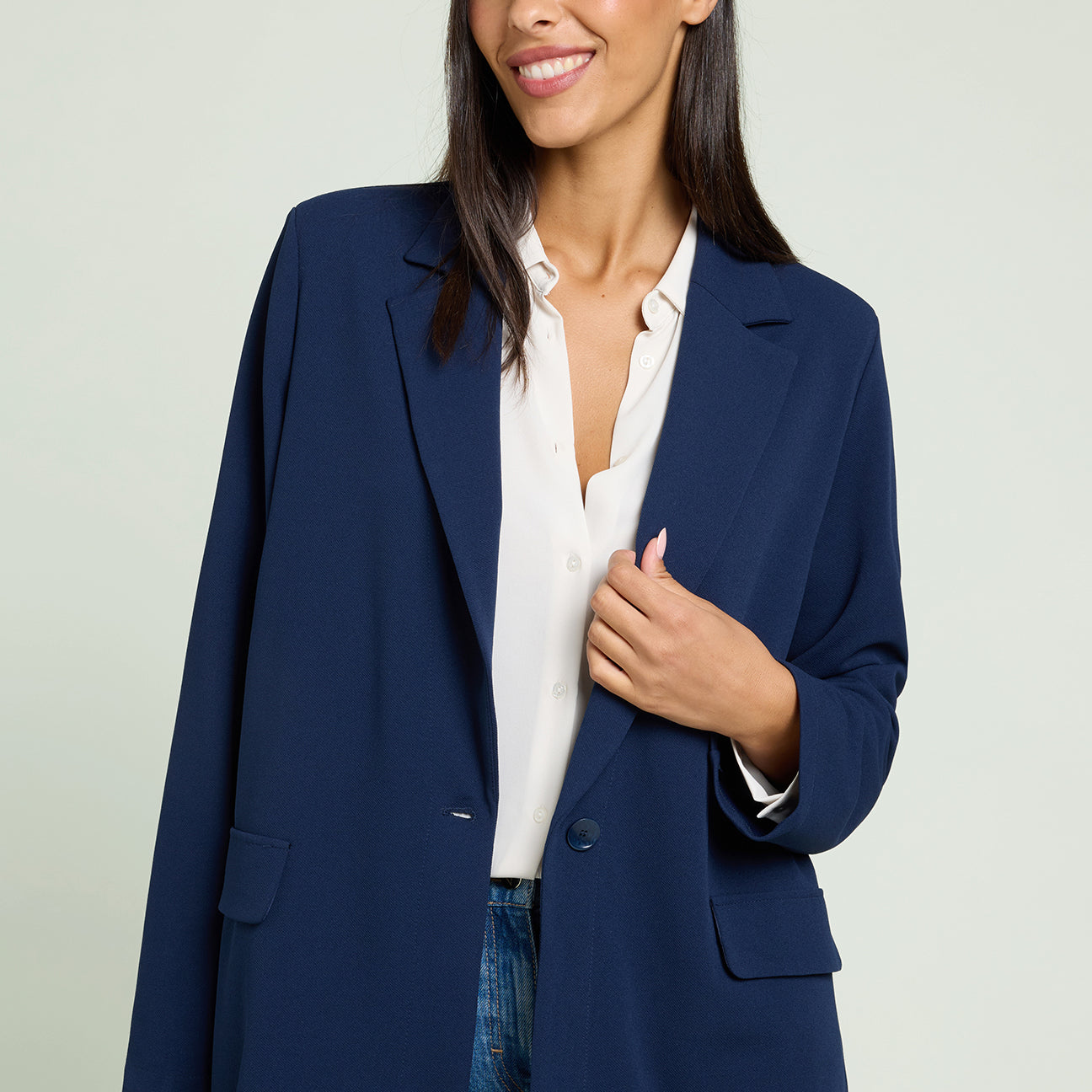 GIACCA INFORMALE IN SCUBA TWILL