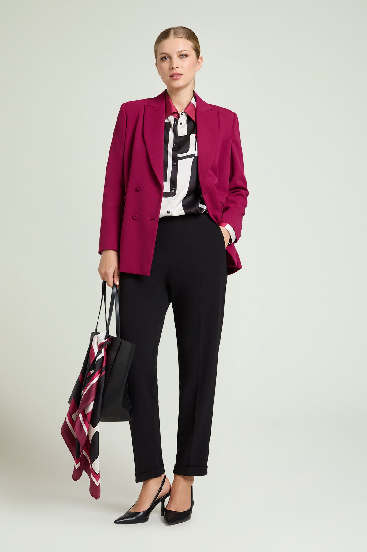 CAMICIA IN  SATIN STAMPATO